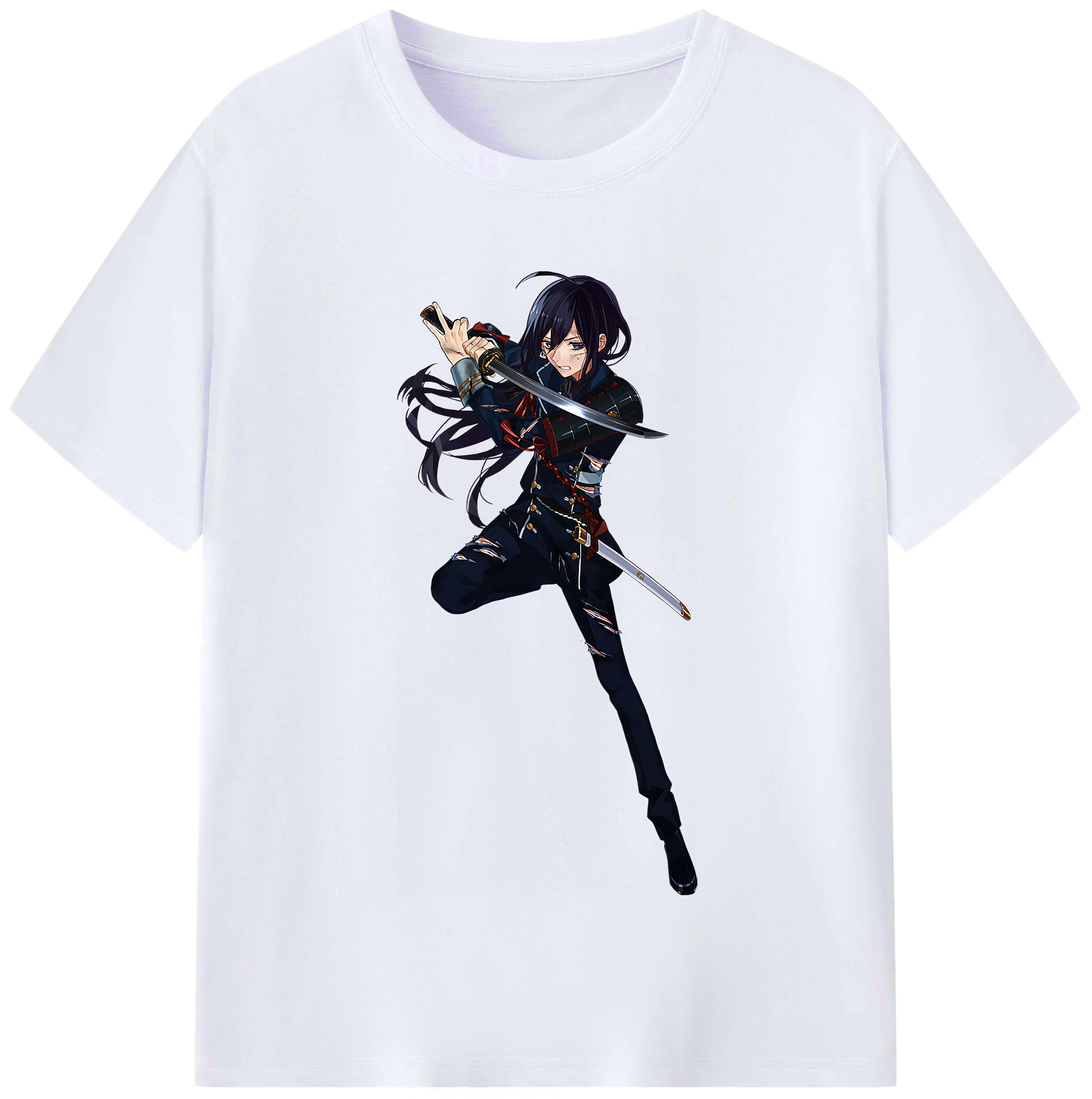 （画像用） 刀剣乱舞 Touken Ranbu レディースカジュアルプリントTシャツ（綿100％）