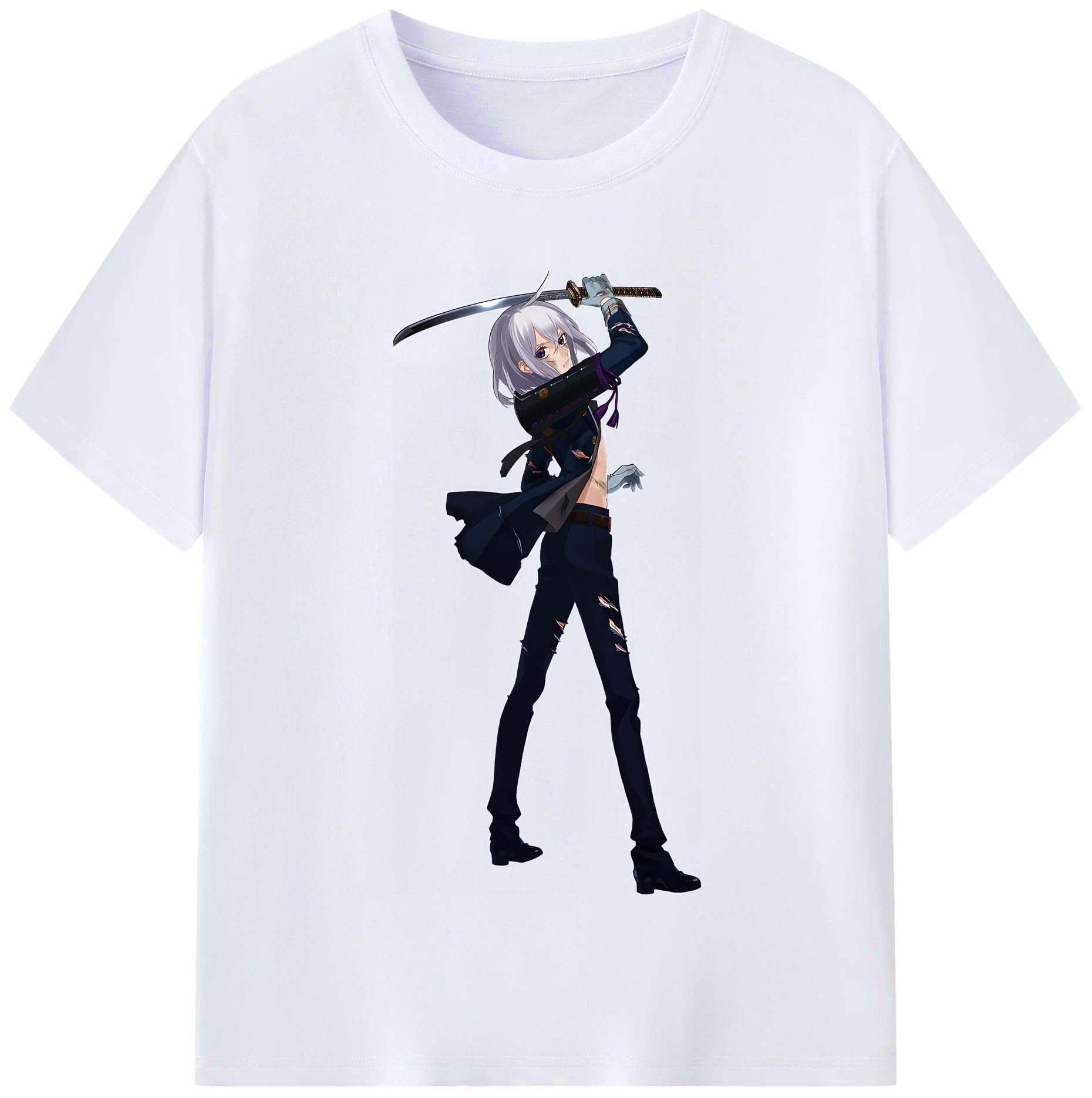 （画像用） 刀剣乱舞 Touken Ranbu レディースカジュアルプリントTシャツ（綿100％）