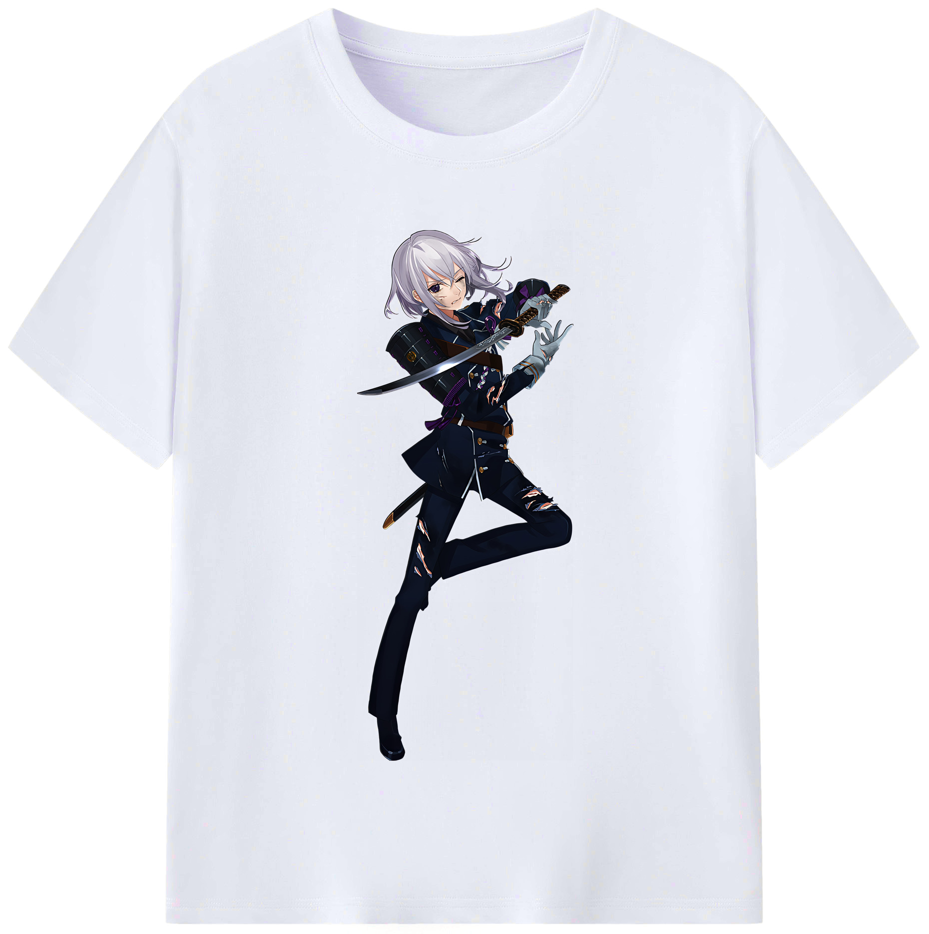 （画像用） 刀剣乱舞 Touken Ranbu レディースカジュアルプリントTシャツ（綿100％）