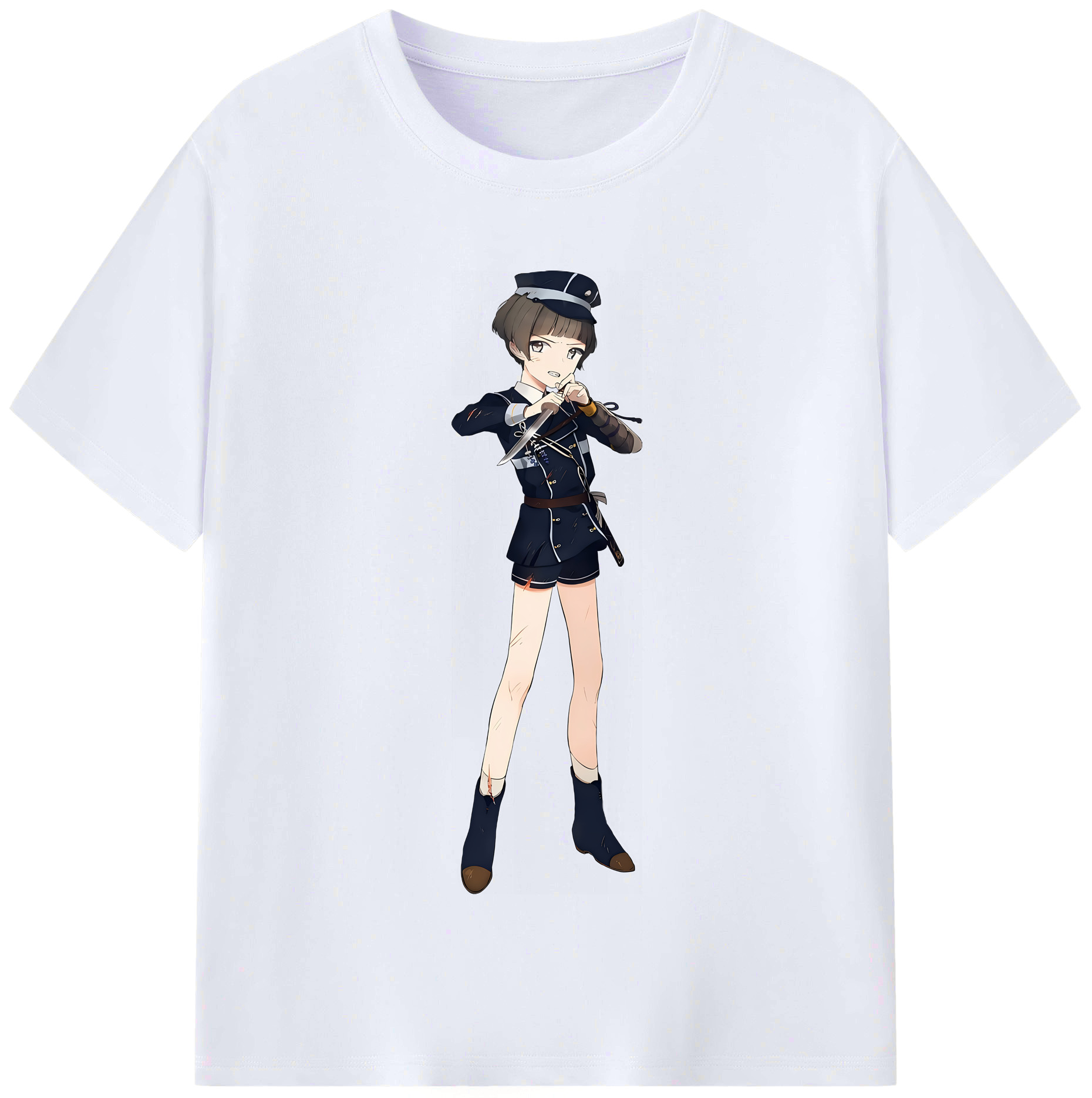（画像用） 刀剣乱舞 Touken Ranbu レディースカジュアルプリントTシャツ（綿100％）