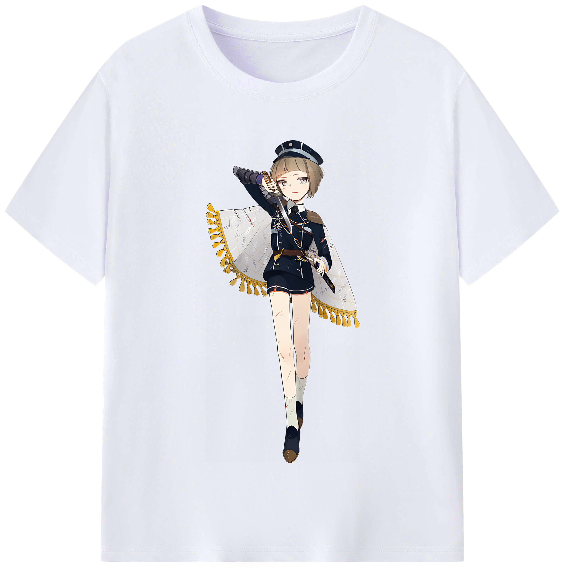 （画像用） 刀剣乱舞 Touken Ranbu レディースカジュアルプリントTシャツ（綿100％）