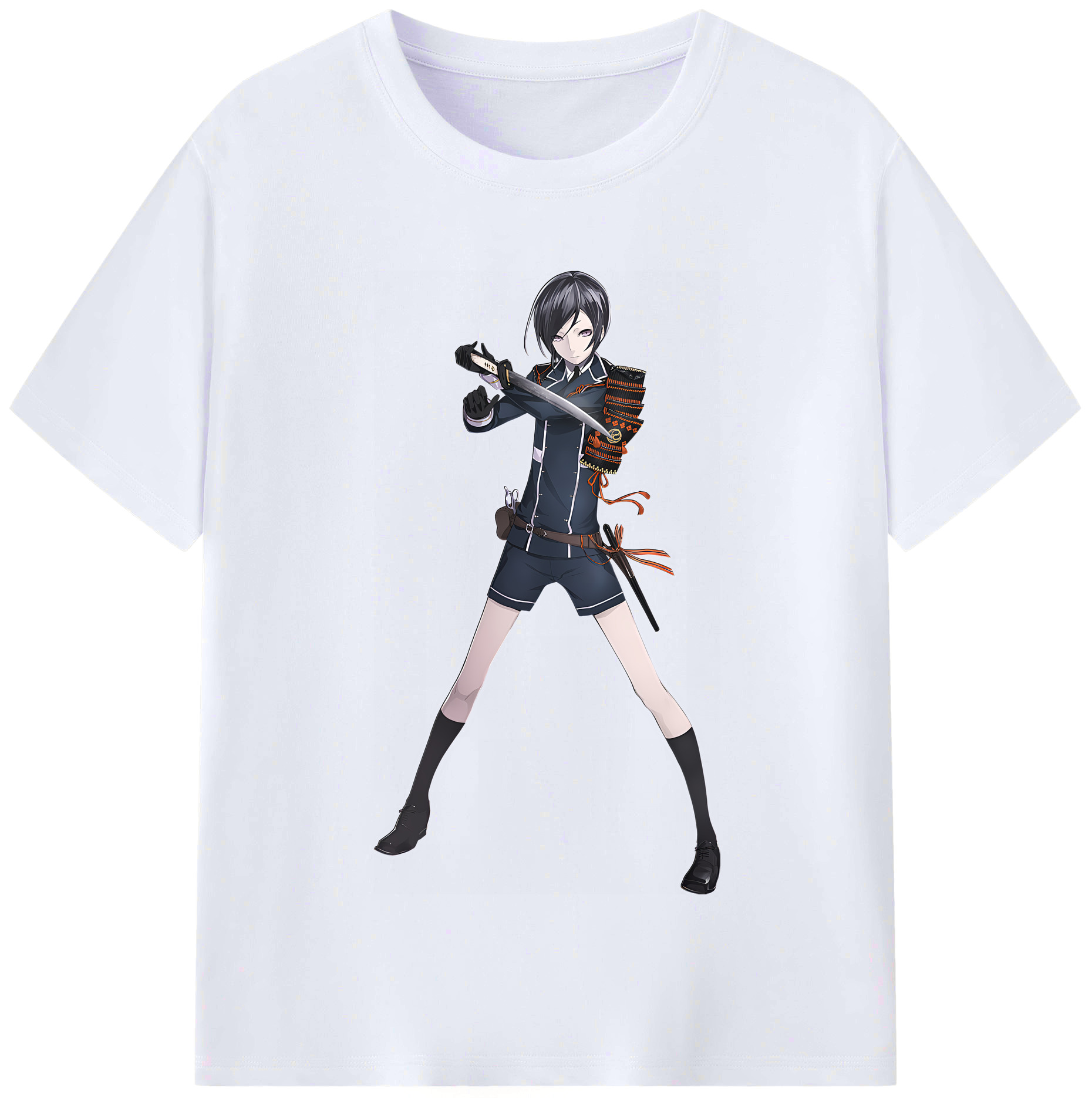 （画像用） 刀剣乱舞 Touken Ranbu レディースカジュアルプリントTシャツ（綿100％）