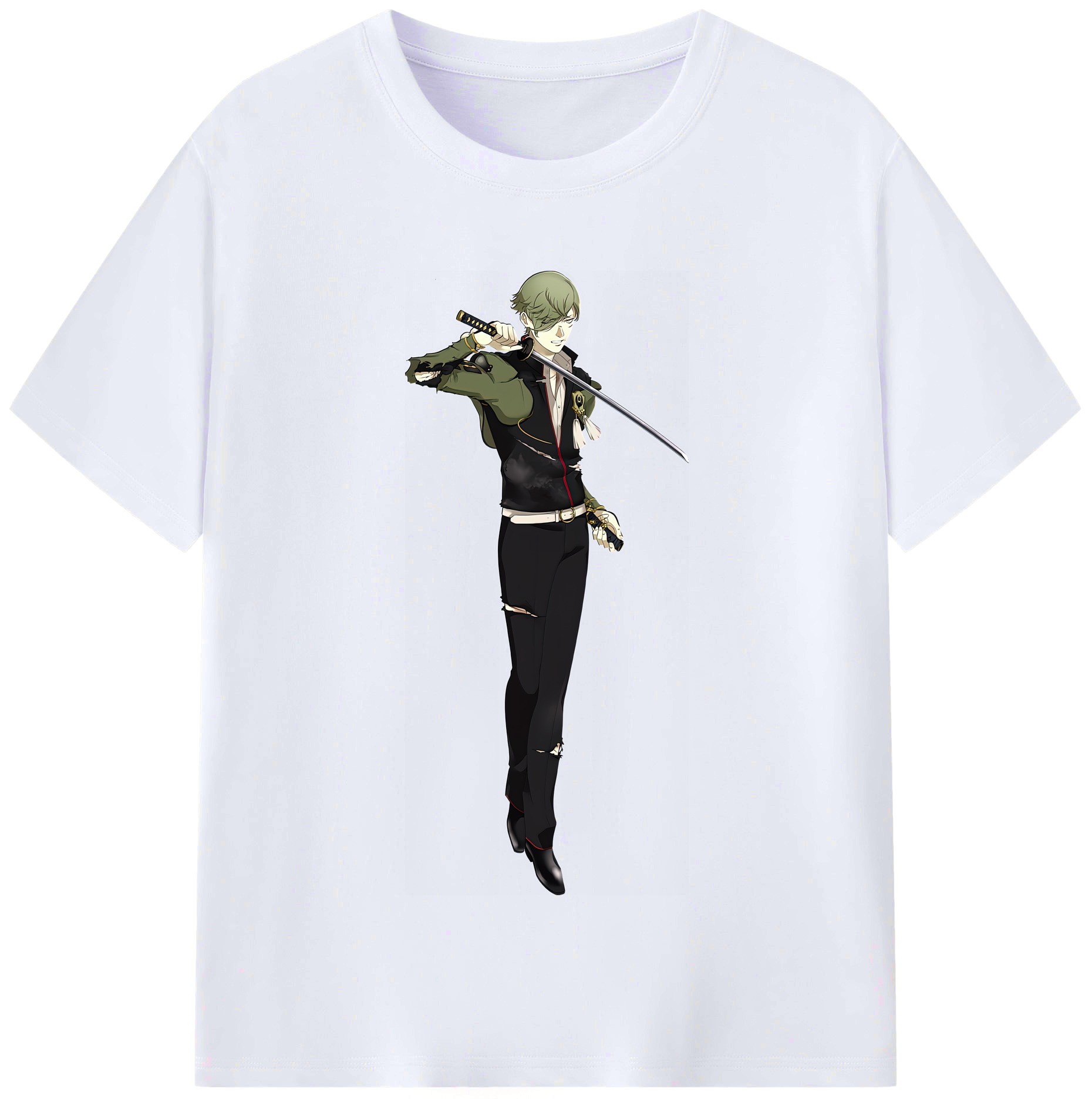 （画像用） 刀剣乱舞 Touken Ranbu レディースカジュアルプリントTシャツ（綿100％）