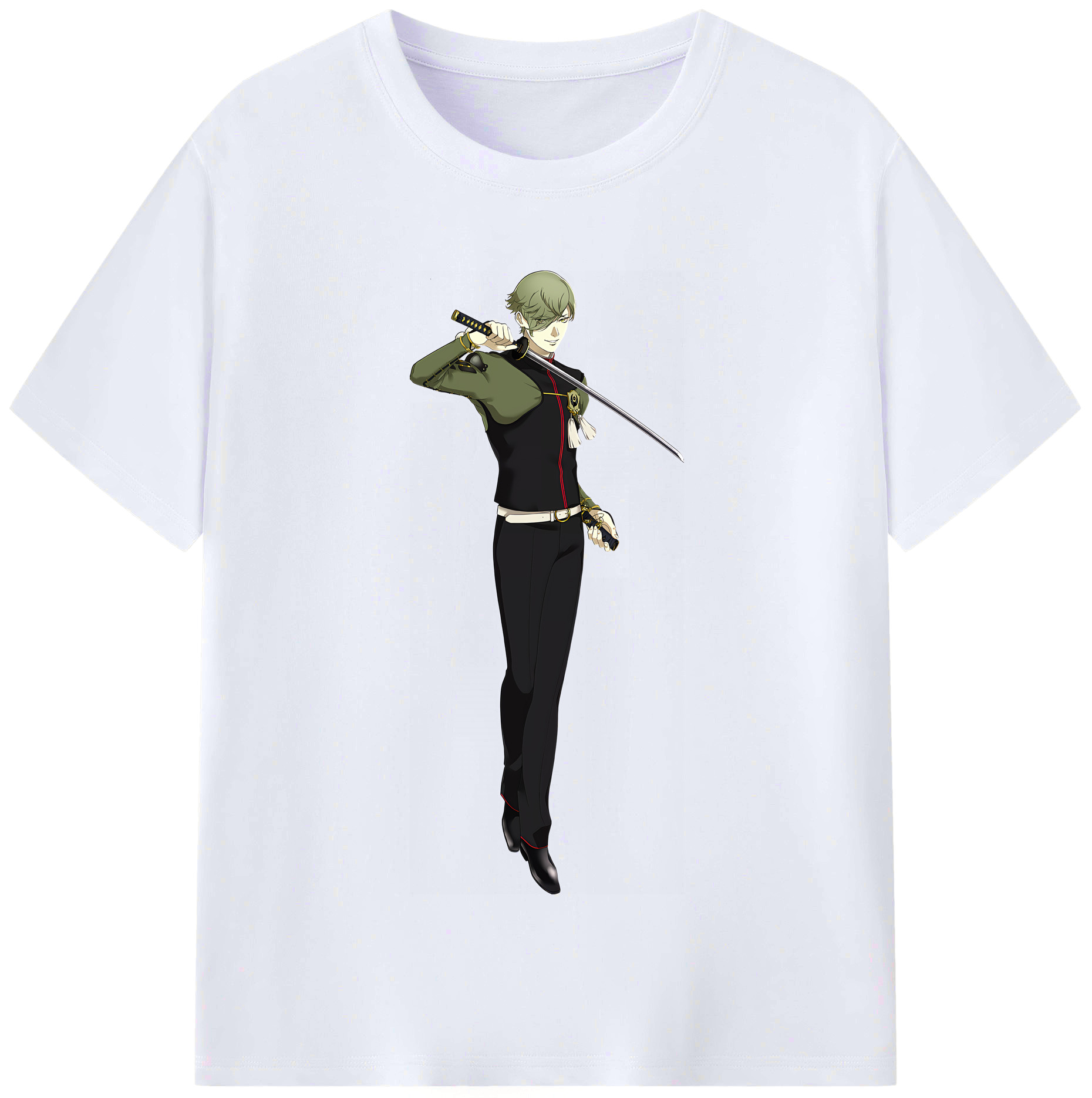 （画像用） 刀剣乱舞 Touken Ranbu レディースカジュアルプリントTシャツ（綿100％）