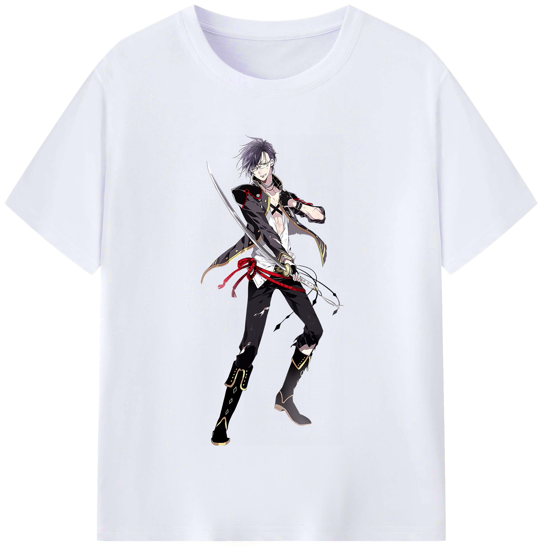 （画像用） 刀剣乱舞 Touken Ranbu レディースカジュアルプリントTシャツ（綿100％）