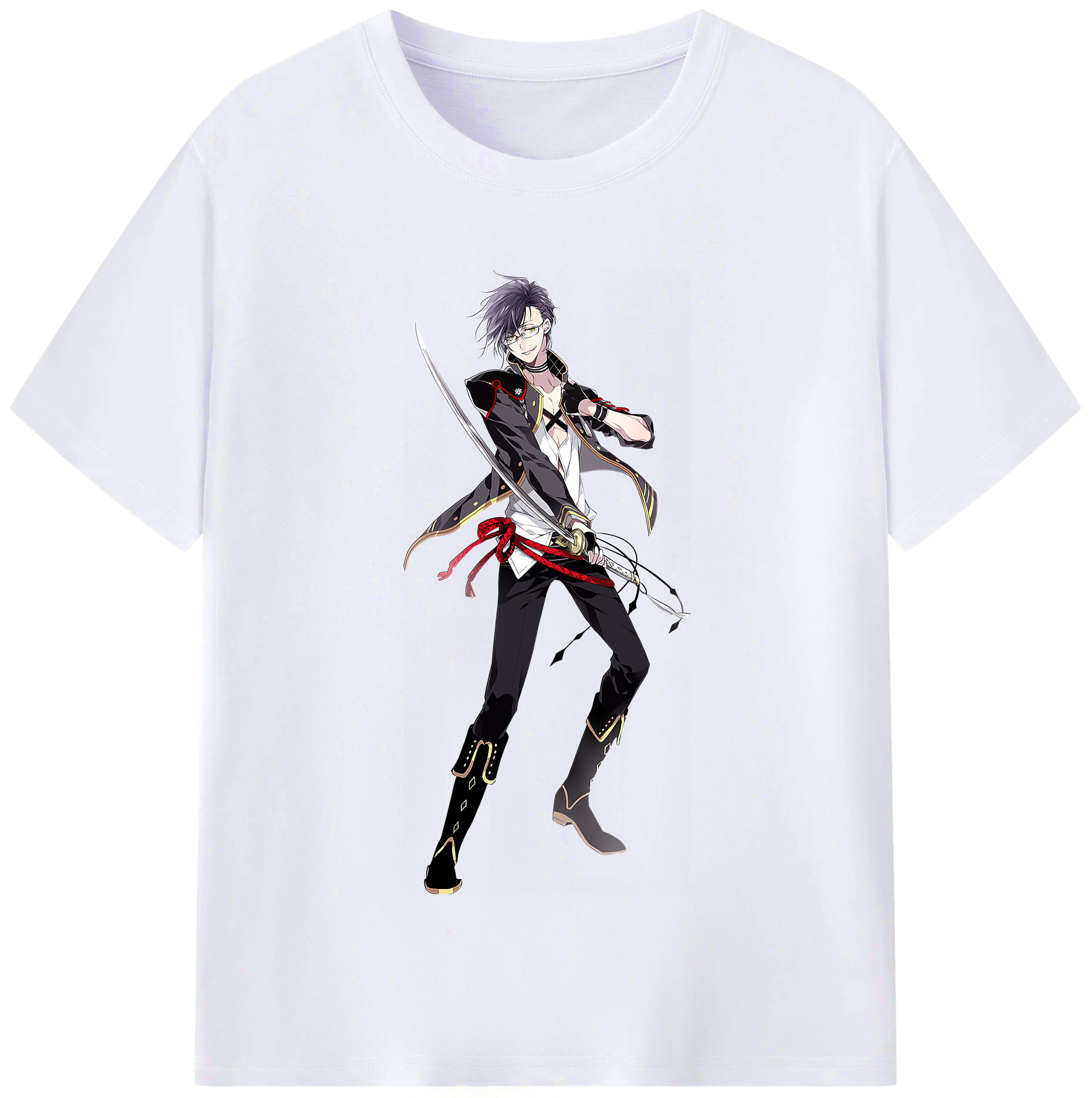 （画像用） 刀剣乱舞 Touken Ranbu レディースカジュアルプリントTシャツ（綿100％）