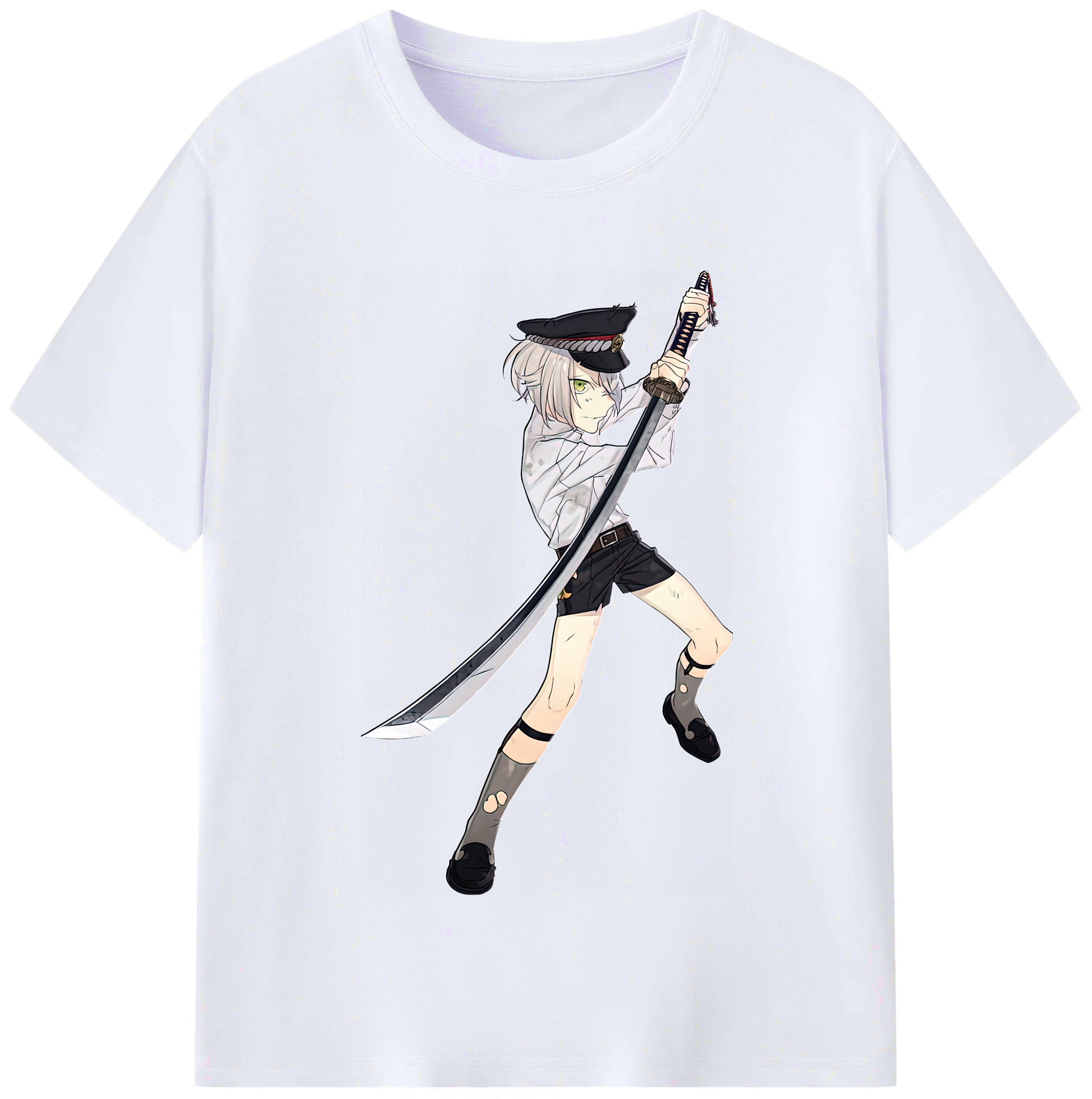（画像用） 刀剣乱舞 Touken Ranbu レディースカジュアルプリントTシャツ（綿100％）