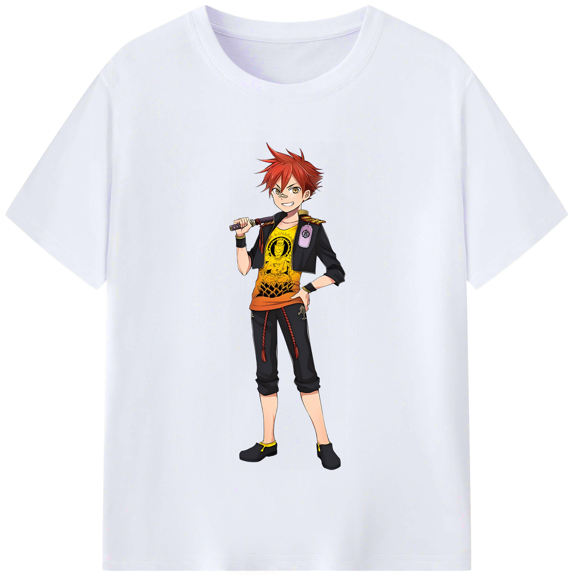 （画像用） 刀剣乱舞 Touken Ranbu レディースカジュアルプリントTシャツ（綿100％）