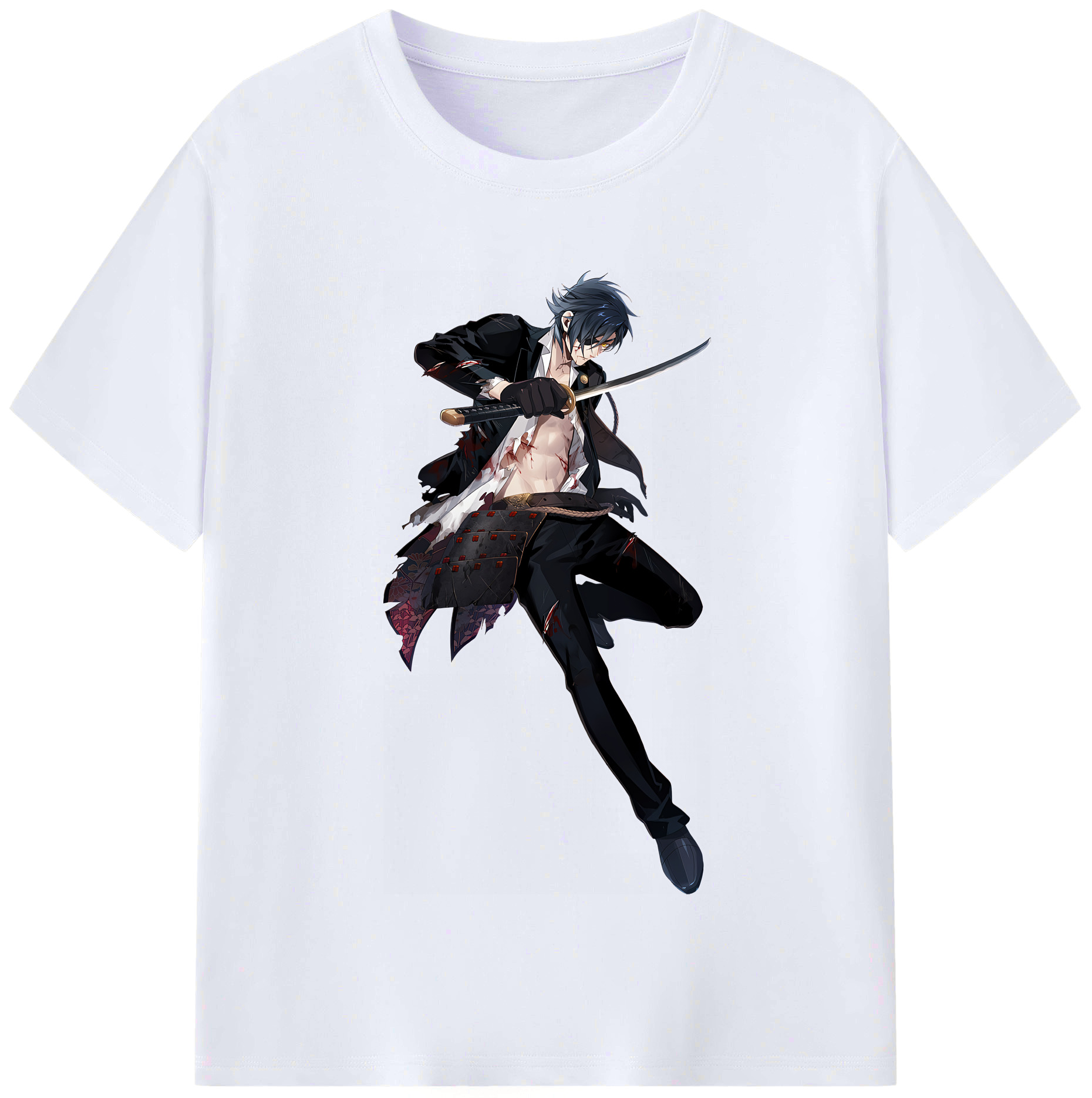 （画像用） 刀剣乱舞 Touken Ranbu レディースカジュアルプリントTシャツ（綿100％）