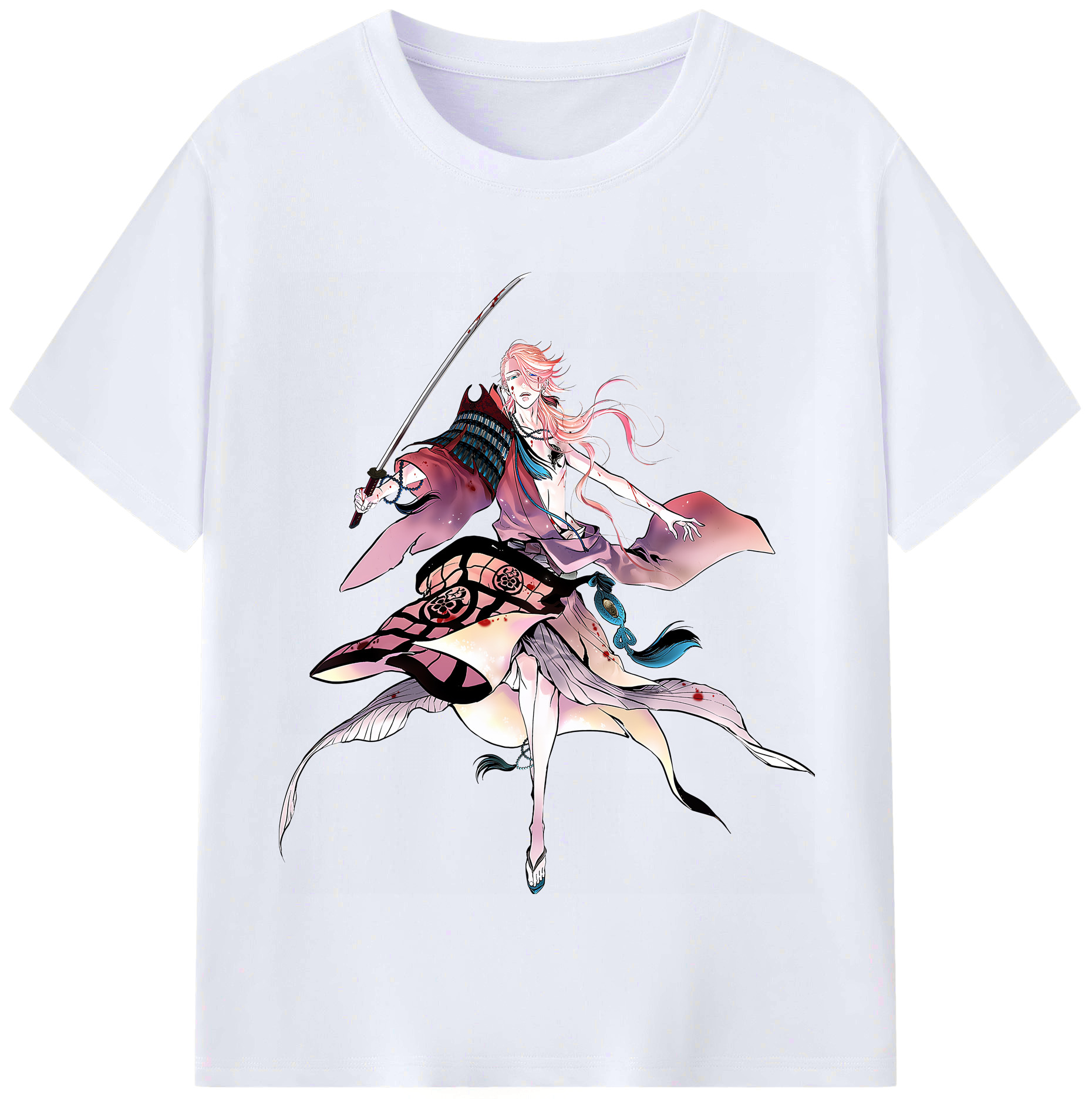 （画像用） 刀剣乱舞 Touken Ranbu レディースカジュアルプリントTシャツ（綿100％）