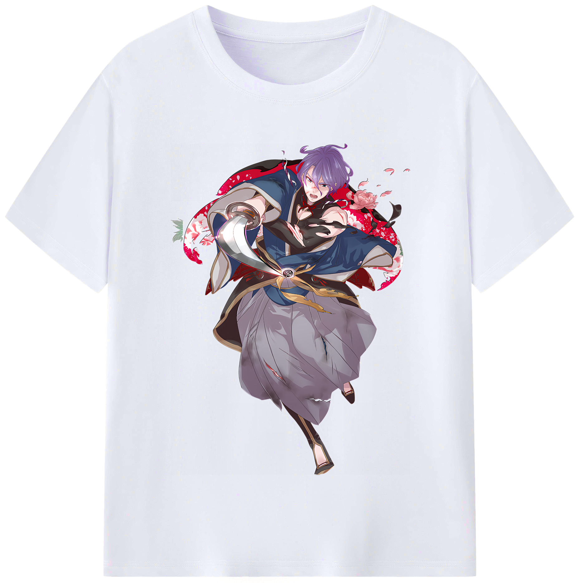 （画像用） 刀剣乱舞 Touken Ranbu レディースカジュアルプリントTシャツ（綿100％）