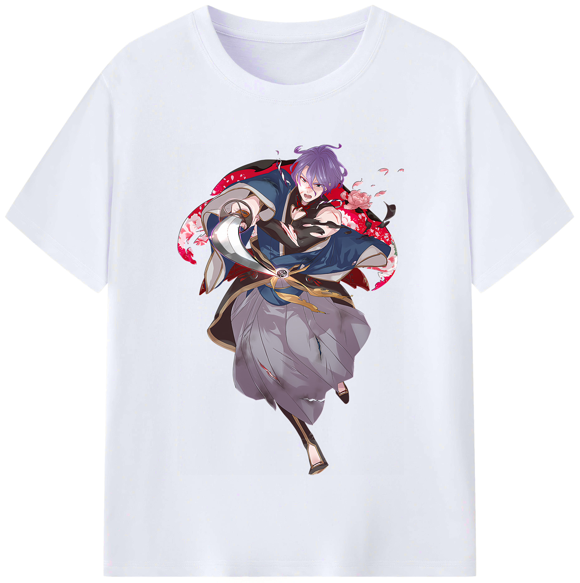 （画像用） 刀剣乱舞 Touken Ranbu レディースカジュアルプリントTシャツ（綿100％）
