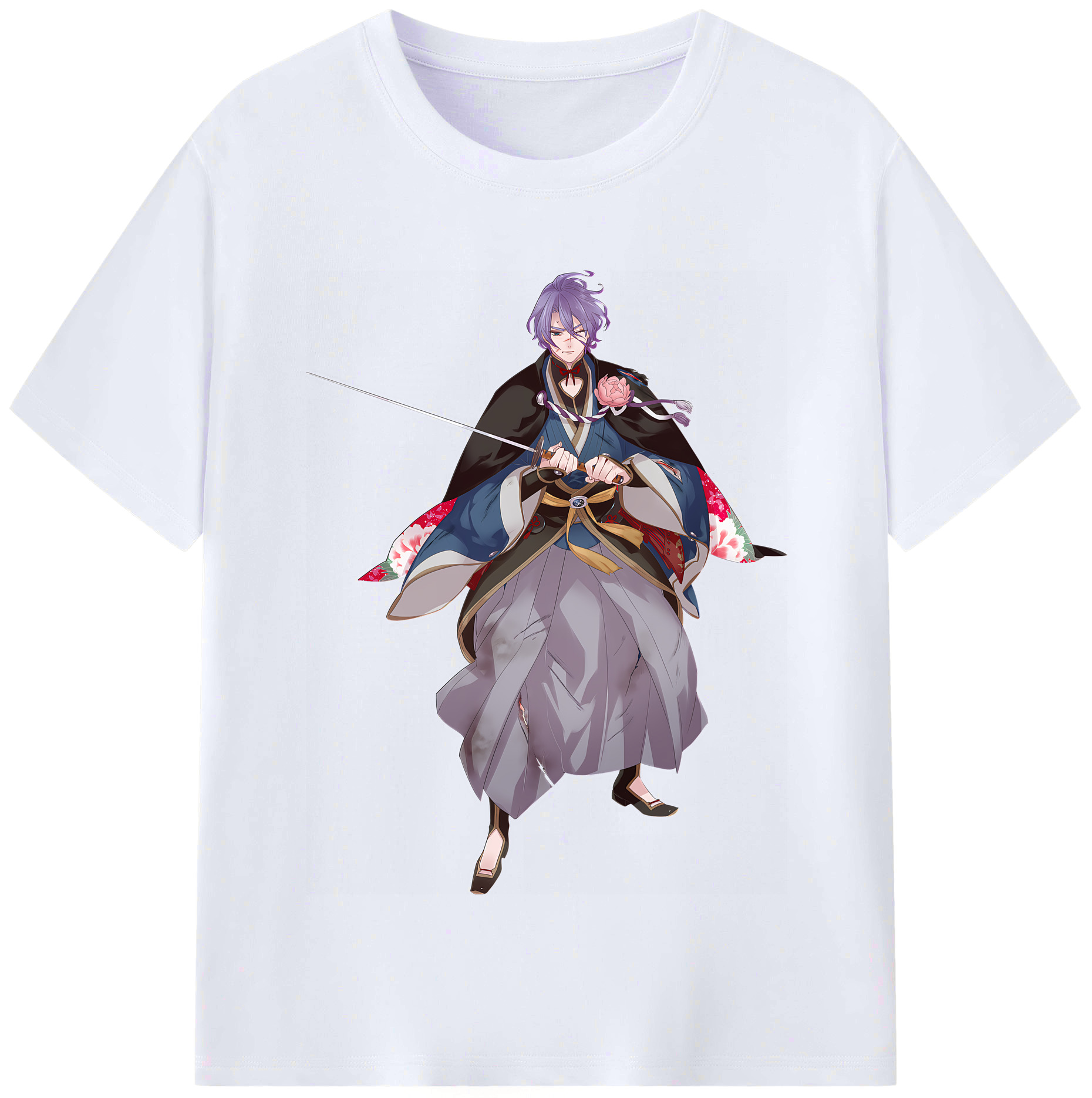 （画像用） 刀剣乱舞 Touken Ranbu レディースカジュアルプリントTシャツ（綿100％）