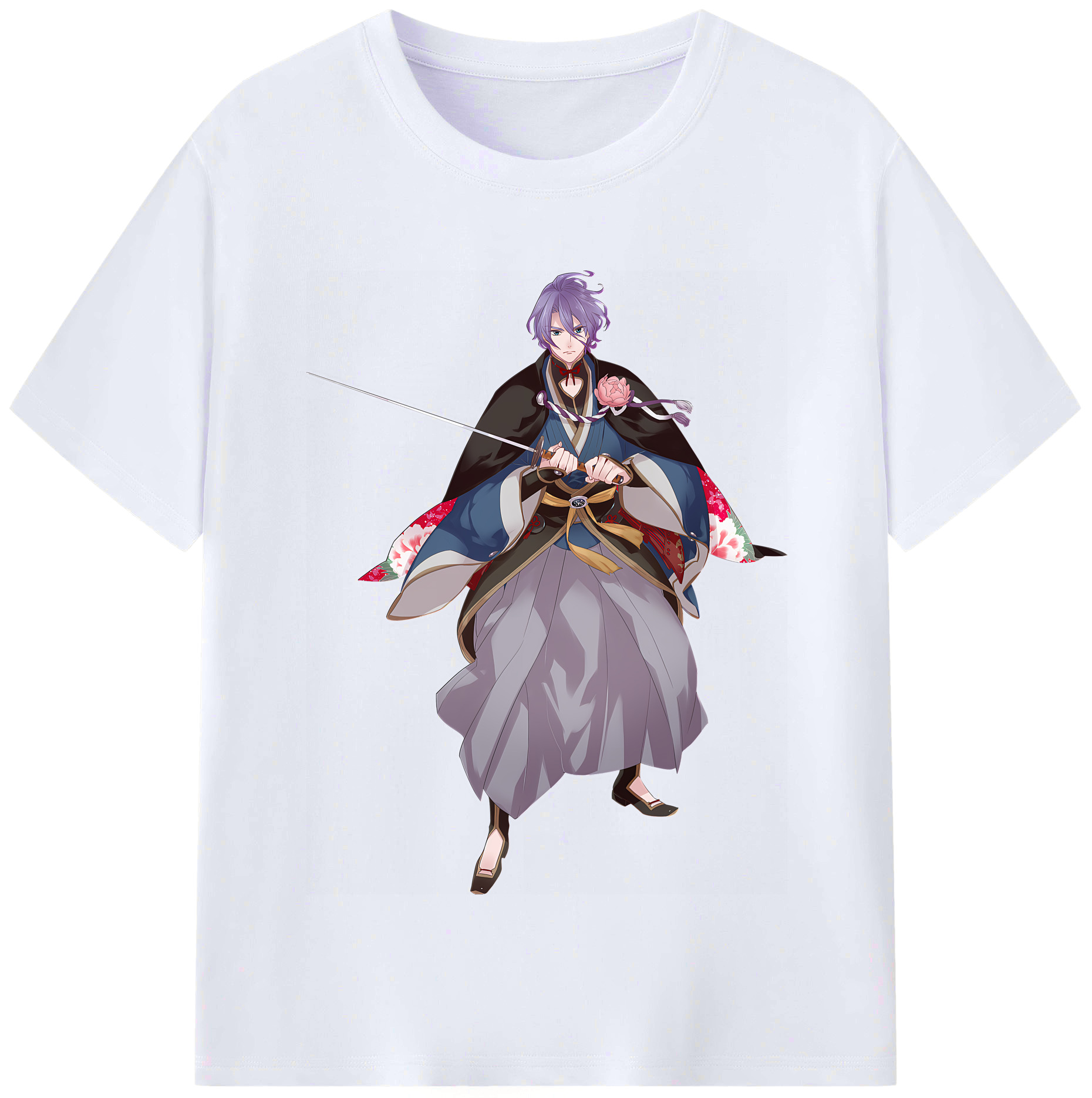 （画像用） 刀剣乱舞 Touken Ranbu レディースカジュアルプリントTシャツ（綿100％）