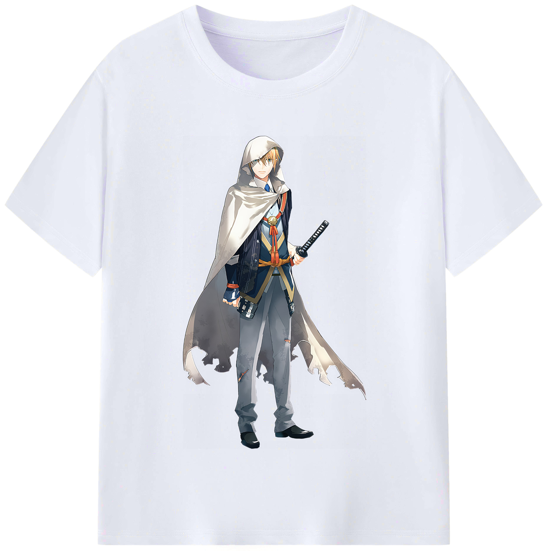 （画像用） 刀剣乱舞 Touken Ranbu レディースカジュアルプリントTシャツ（綿100％）