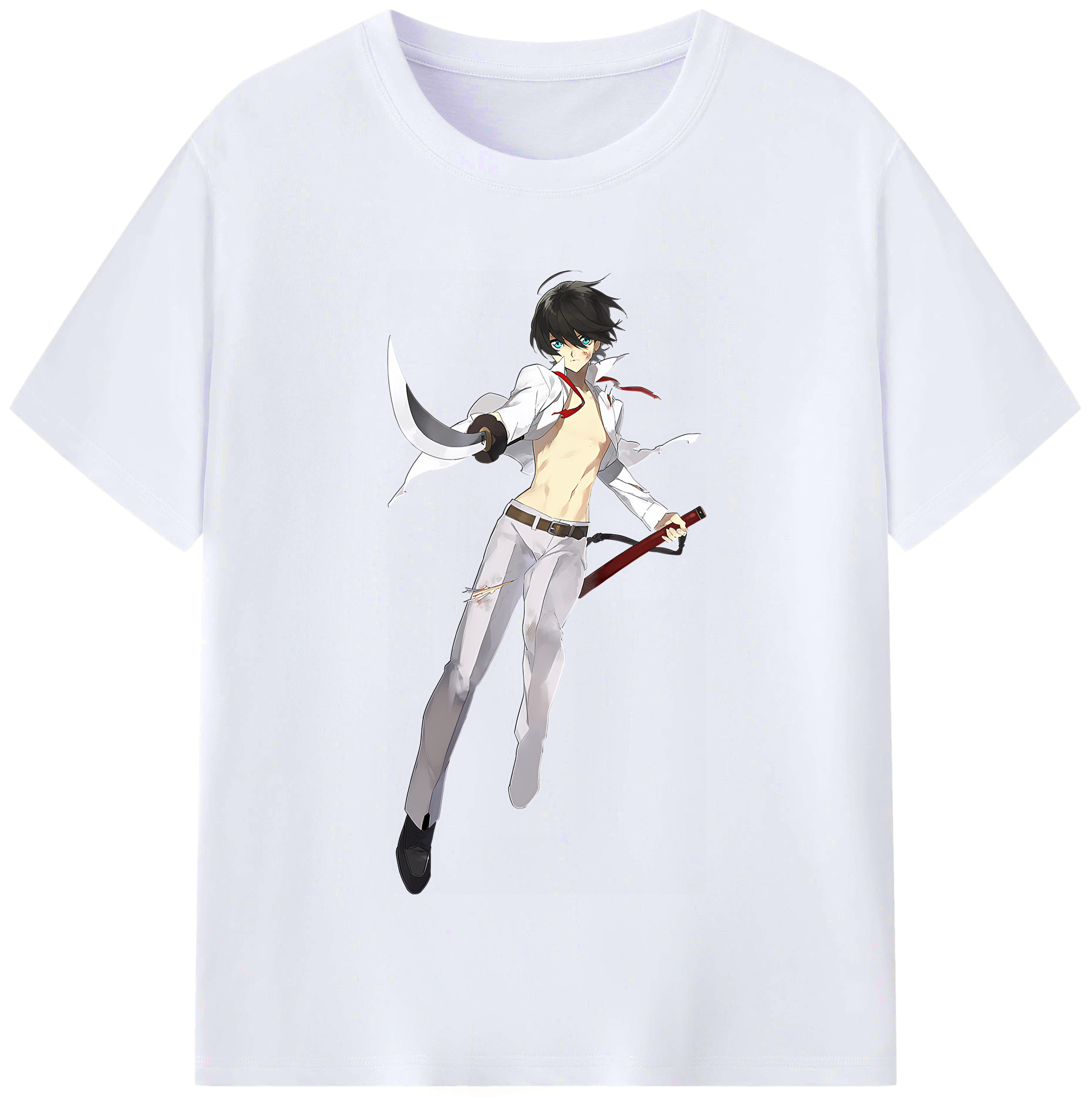 （画像用） 刀剣乱舞 Touken Ranbu レディースカジュアルプリントTシャツ（綿100％）