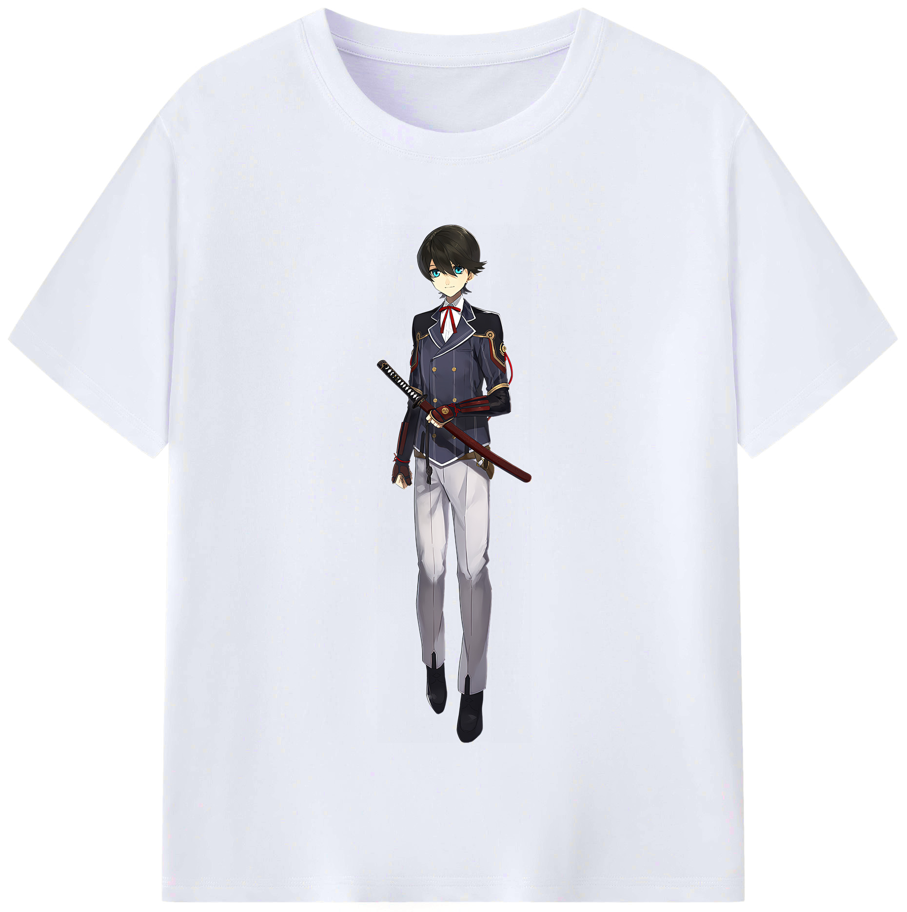 （画像用） 刀剣乱舞 Touken Ranbu レディースカジュアルプリントTシャツ（綿100％）