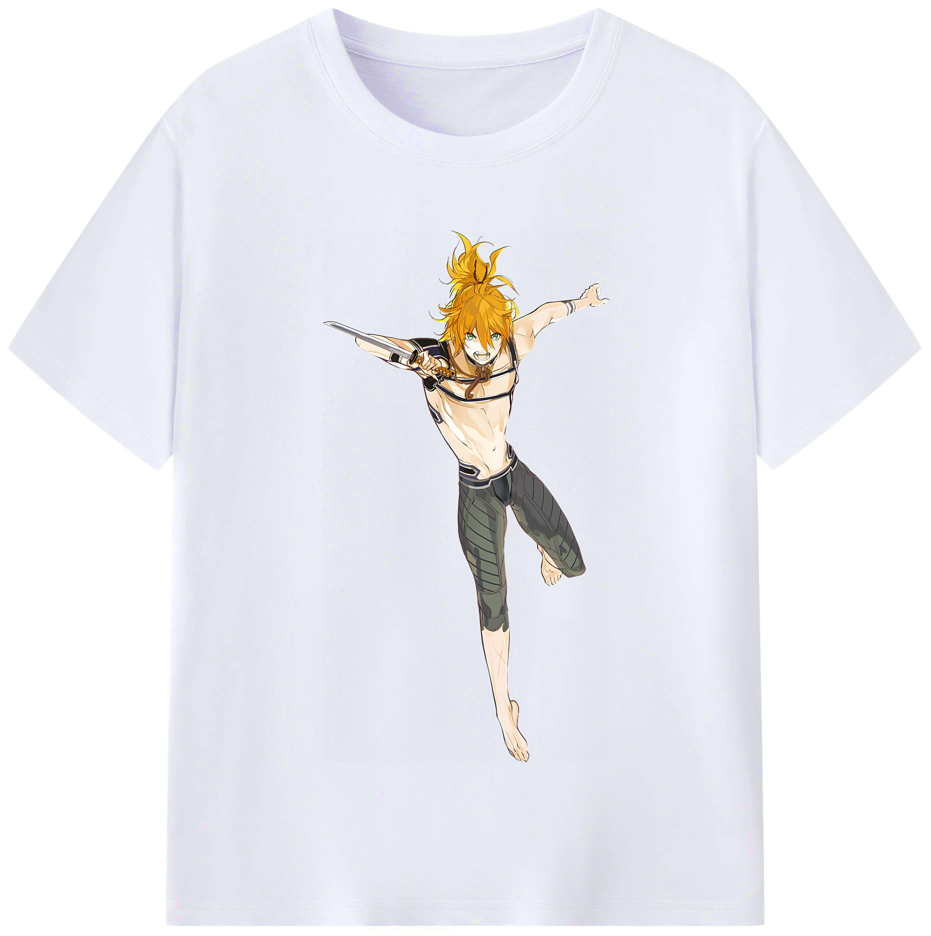 （画像用） 刀剣乱舞 Touken Ranbu レディースカジュアルプリントTシャツ（綿100％）