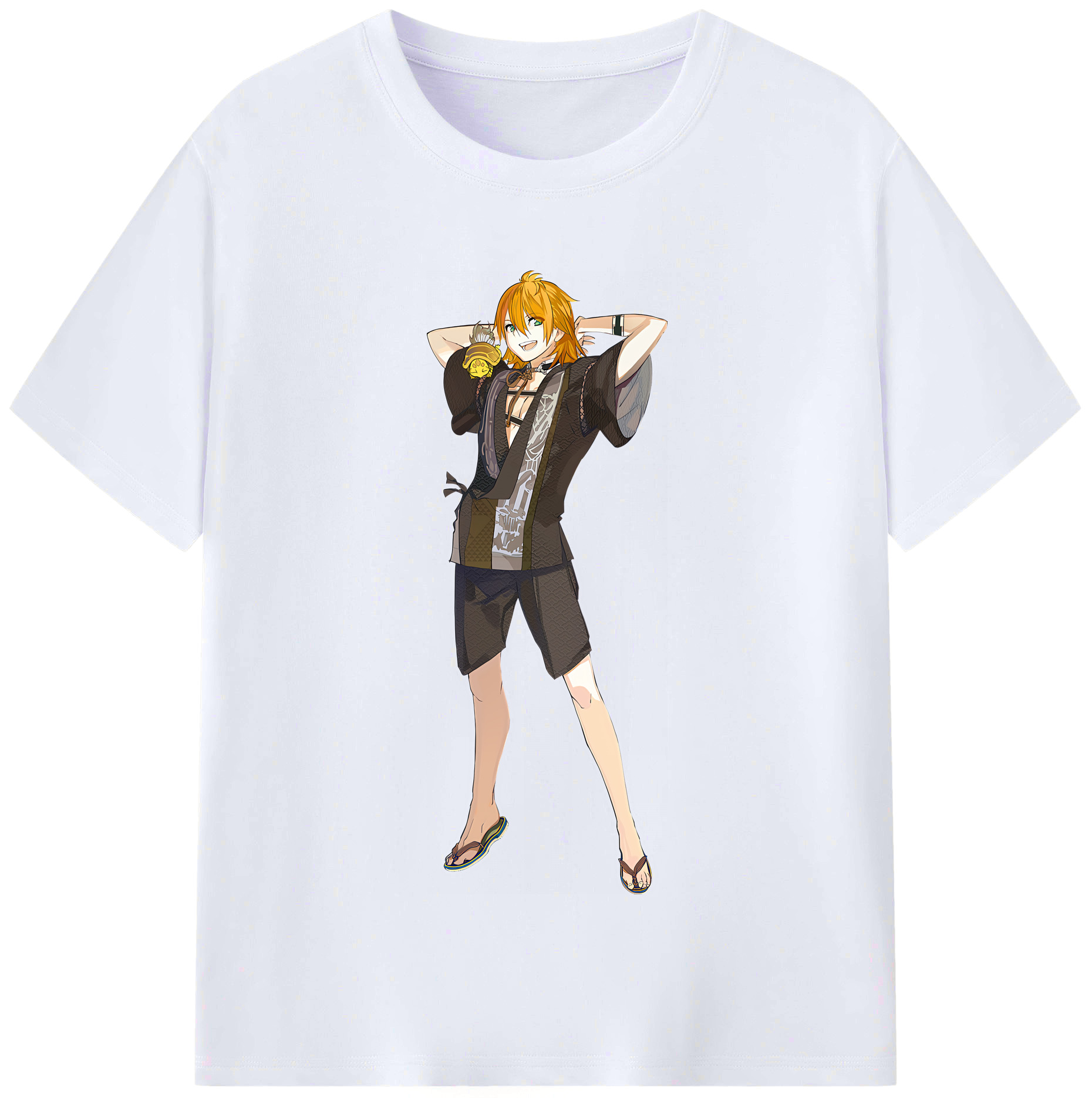 （画像用） 刀剣乱舞 Touken Ranbu レディースカジュアルプリントTシャツ（綿100％）