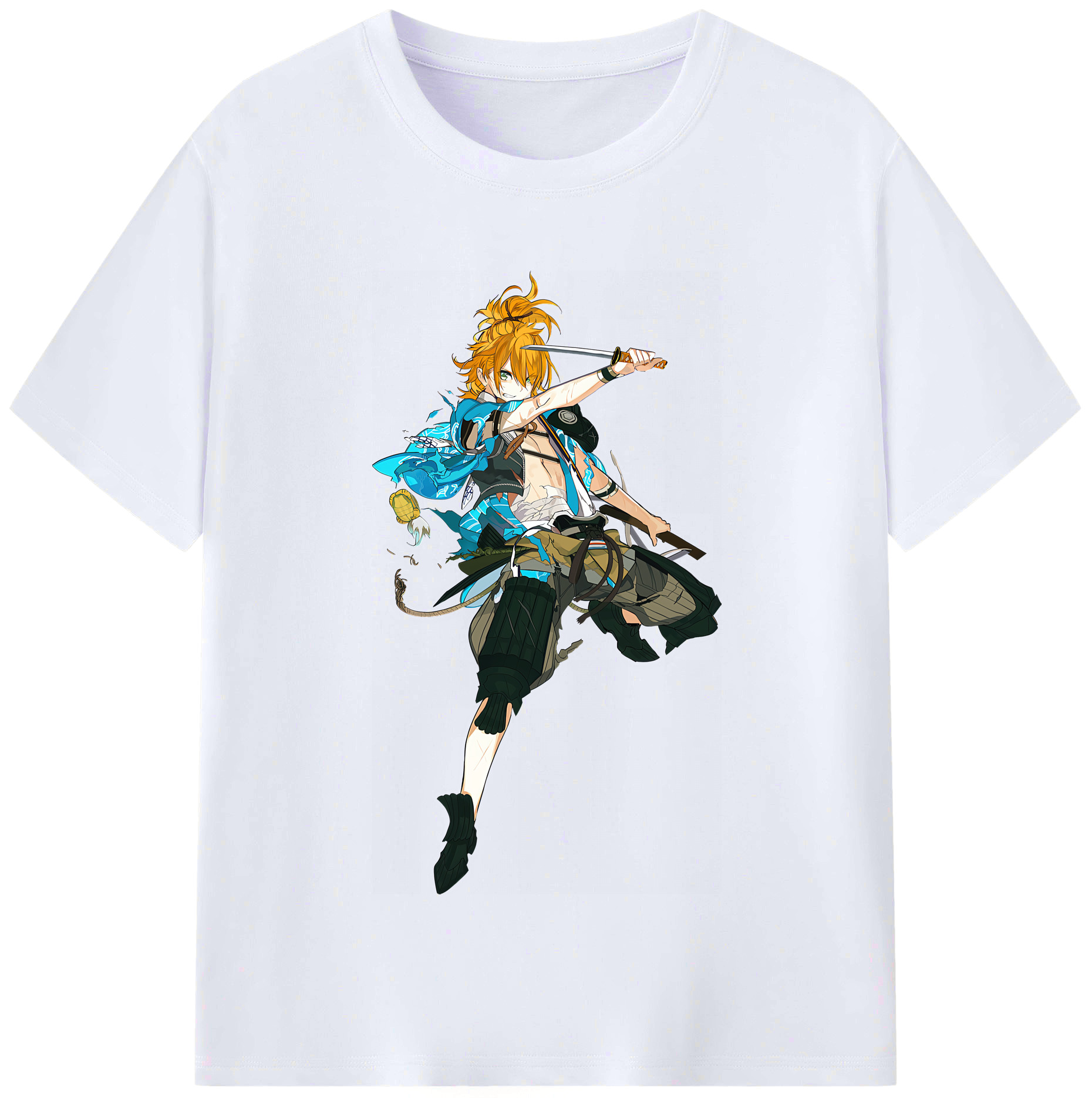 （画像用） 刀剣乱舞 Touken Ranbu レディースカジュアルプリントTシャツ（綿100％）