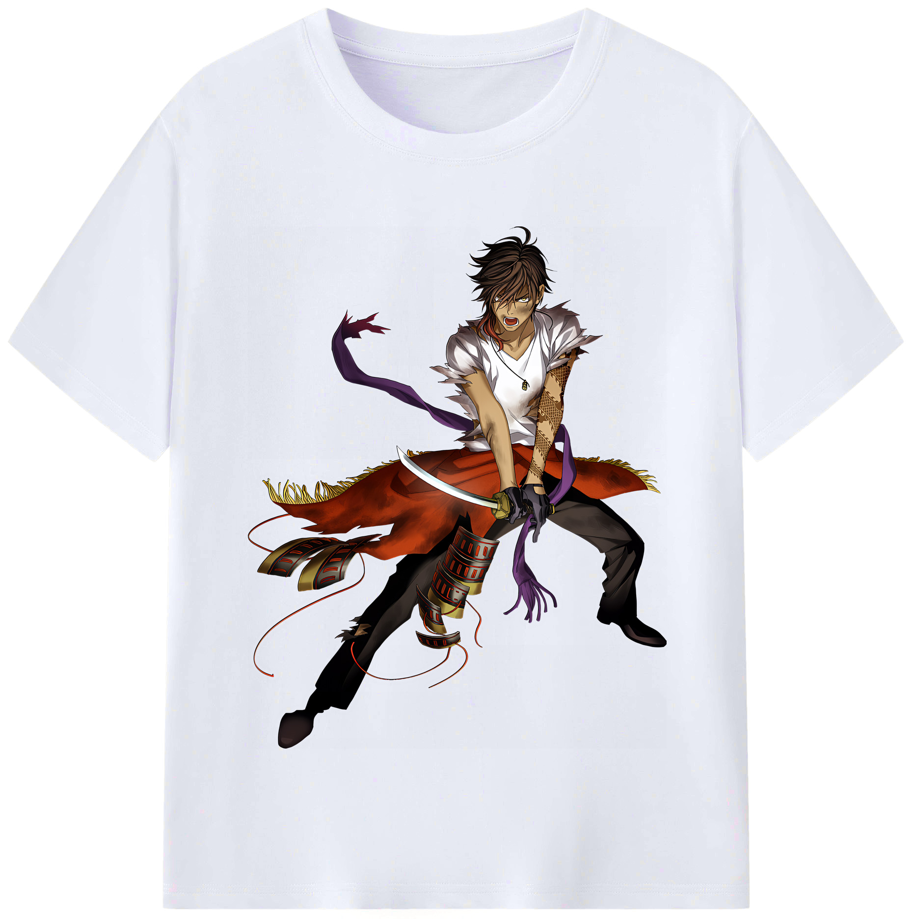 （画像用） 刀剣乱舞 Touken Ranbu レディースカジュアルプリントTシャツ（綿100％）