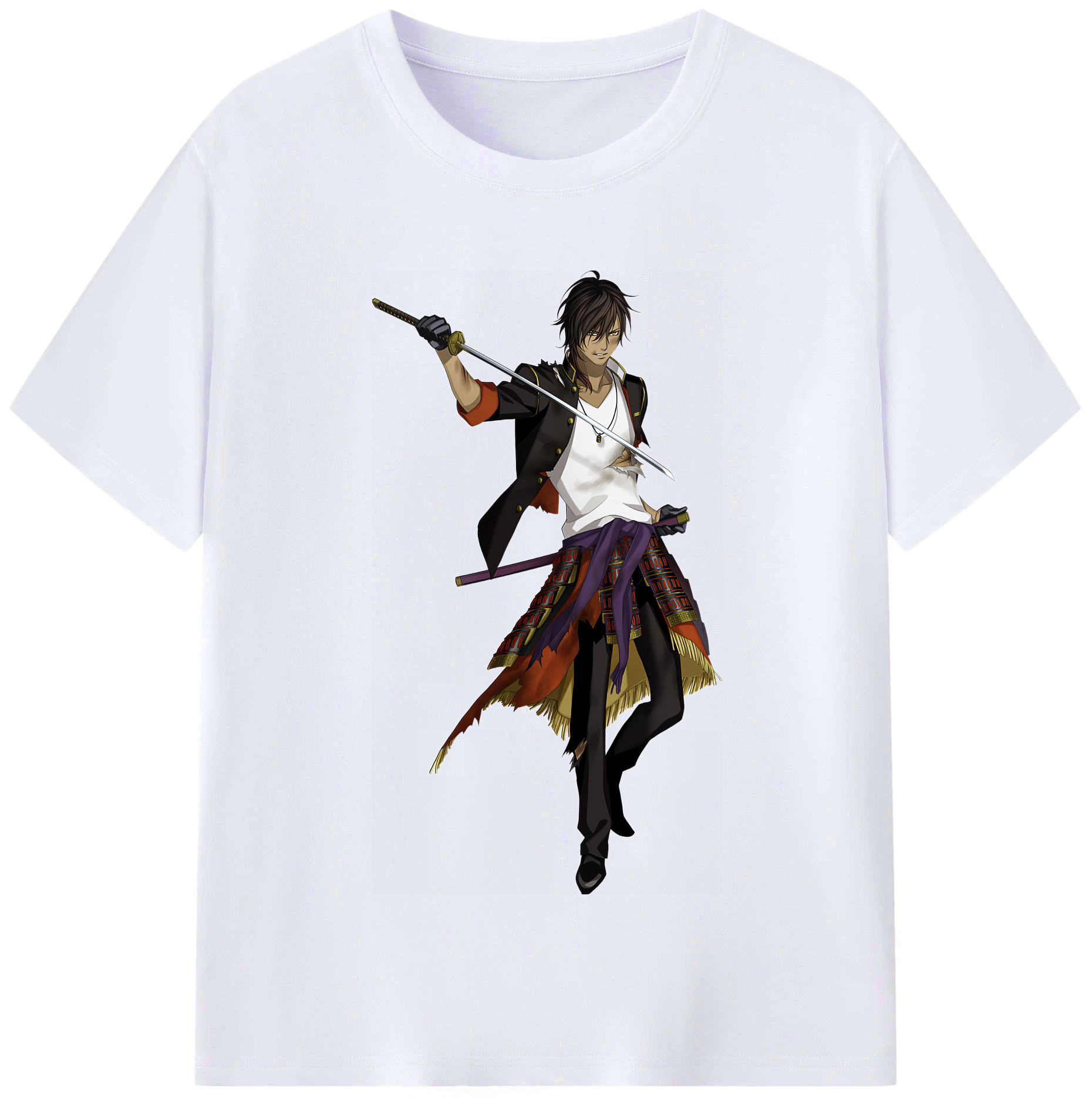 （画像用） 刀剣乱舞 Touken Ranbu レディースカジュアルプリントTシャツ（綿100％）