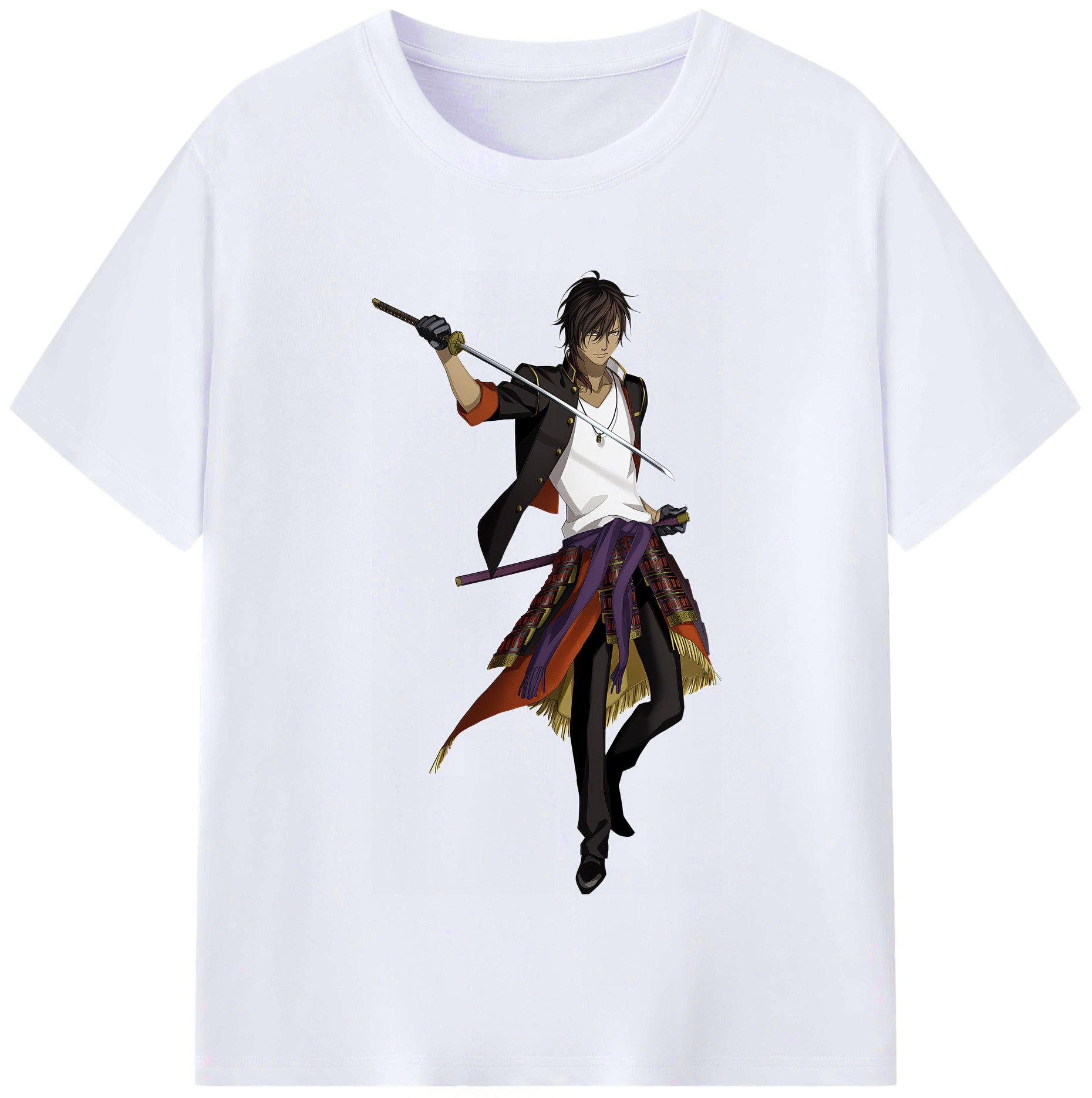 （画像用） 刀剣乱舞 Touken Ranbu レディースカジュアルプリントTシャツ（綿100％）