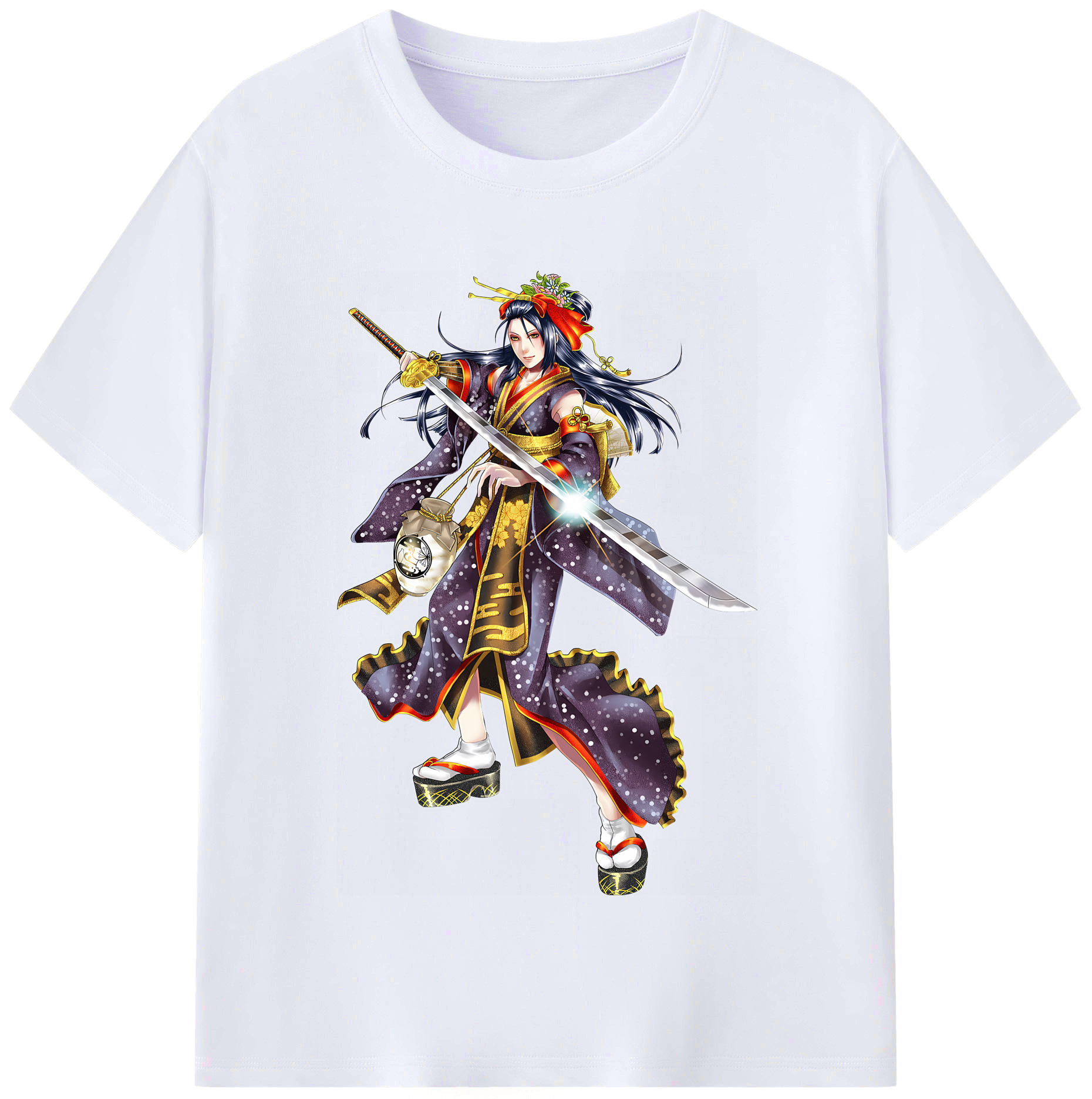 （画像用） 刀剣乱舞 Touken Ranbu レディースカジュアルプリントTシャツ（綿100％）