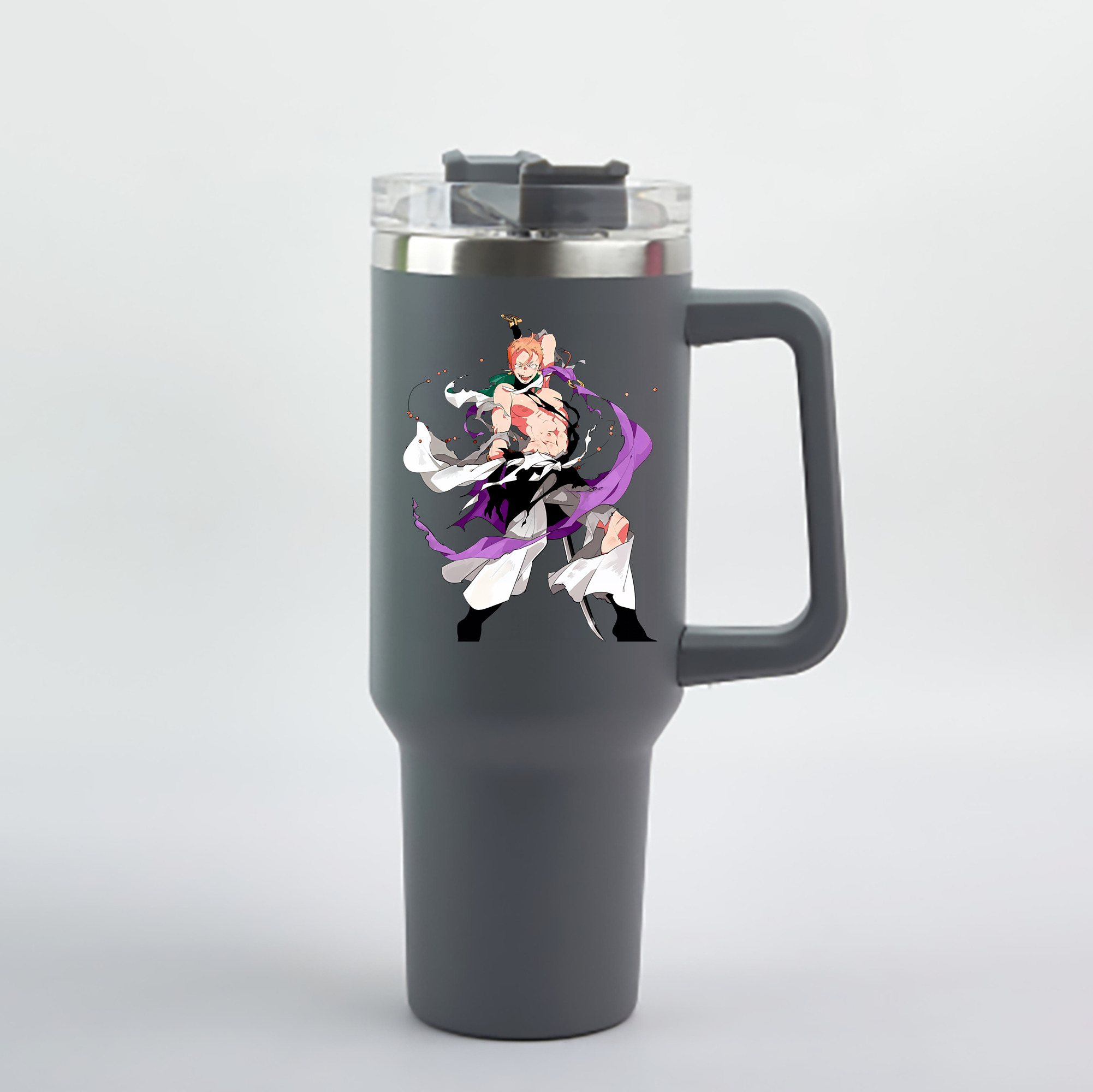 刀剣乱舞 Touken Ranbu 1200mL車用タンブラー - クリスタルステッカー（プラスチックストロー付き）