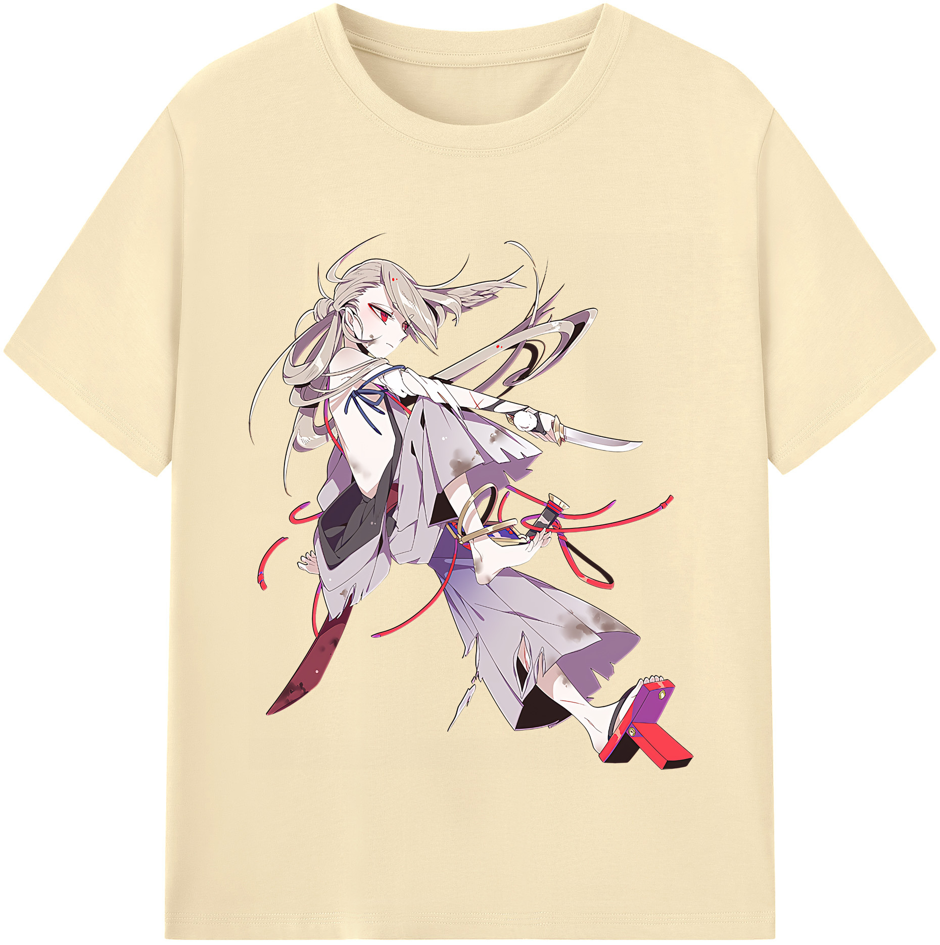 （画像用） 刀剣乱舞 Touken Ranbu 綿100％半袖Tシャツ（フロントプリント）