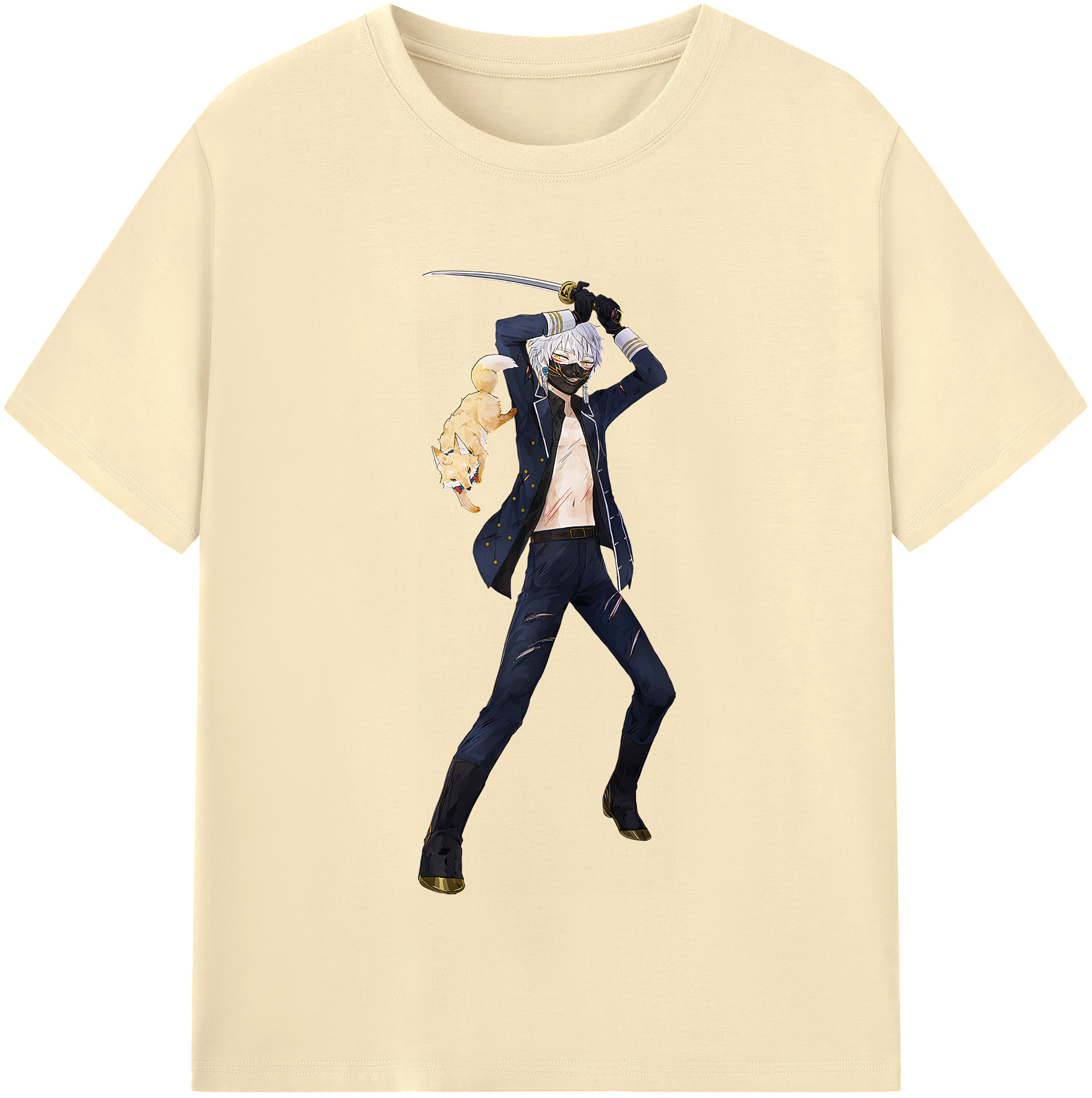 （画像用） 刀剣乱舞 Touken Ranbu 綿100％半袖Tシャツ（フロントプリント）