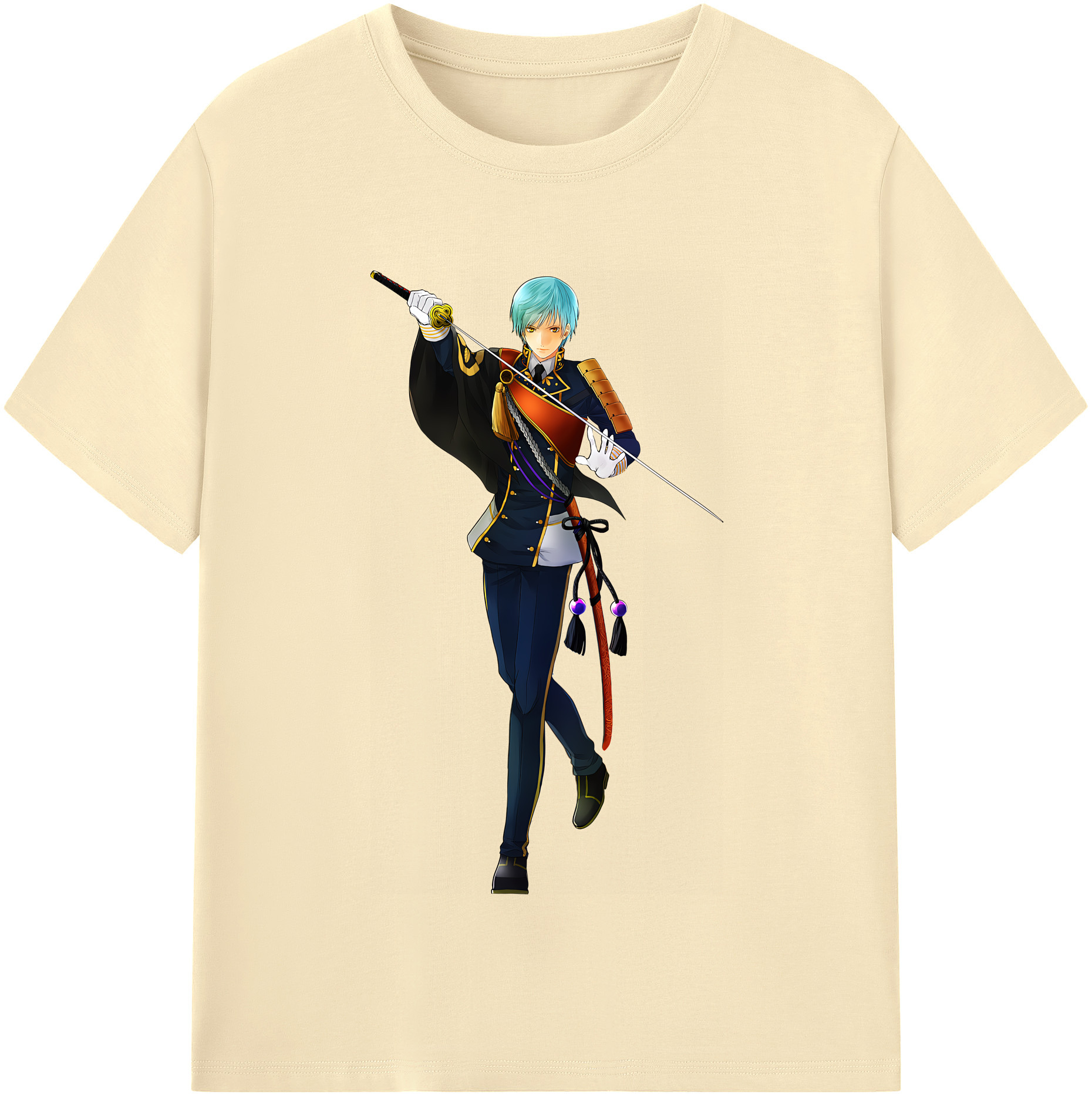 （画像用） 刀剣乱舞 Touken Ranbu 綿100％半袖Tシャツ（フロントプリント）