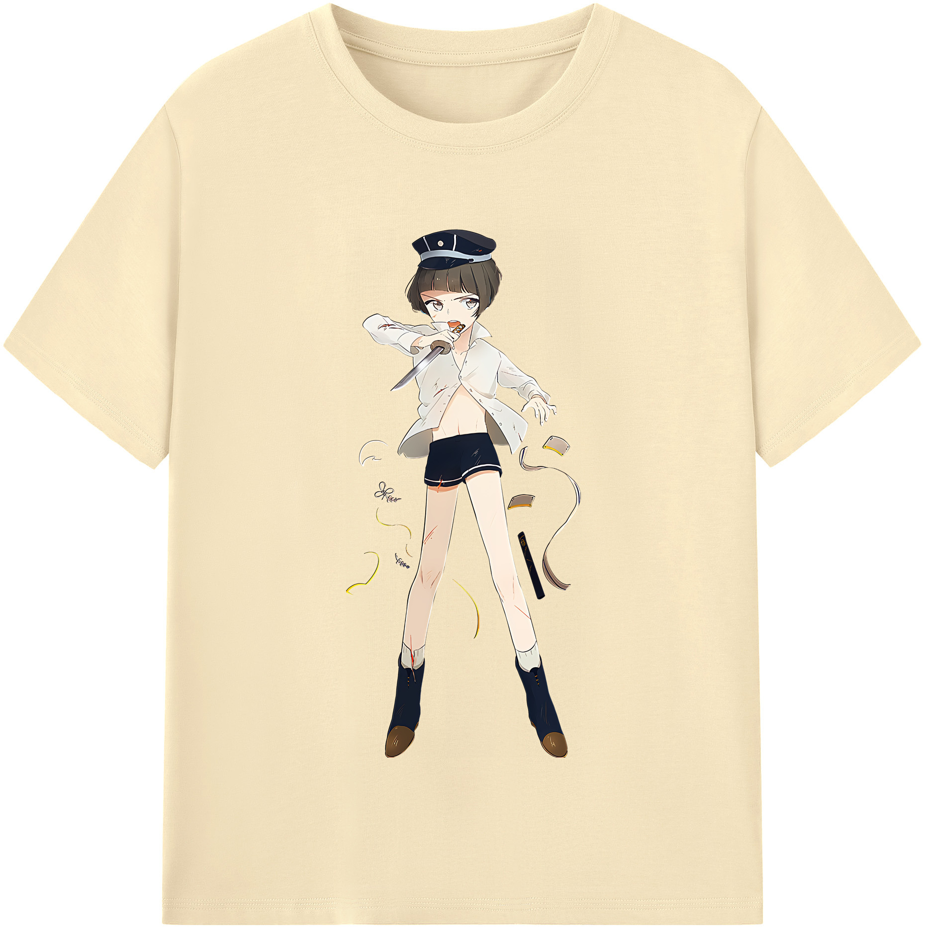 （画像用） 刀剣乱舞 Touken Ranbu 綿100％半袖Tシャツ（フロントプリント）