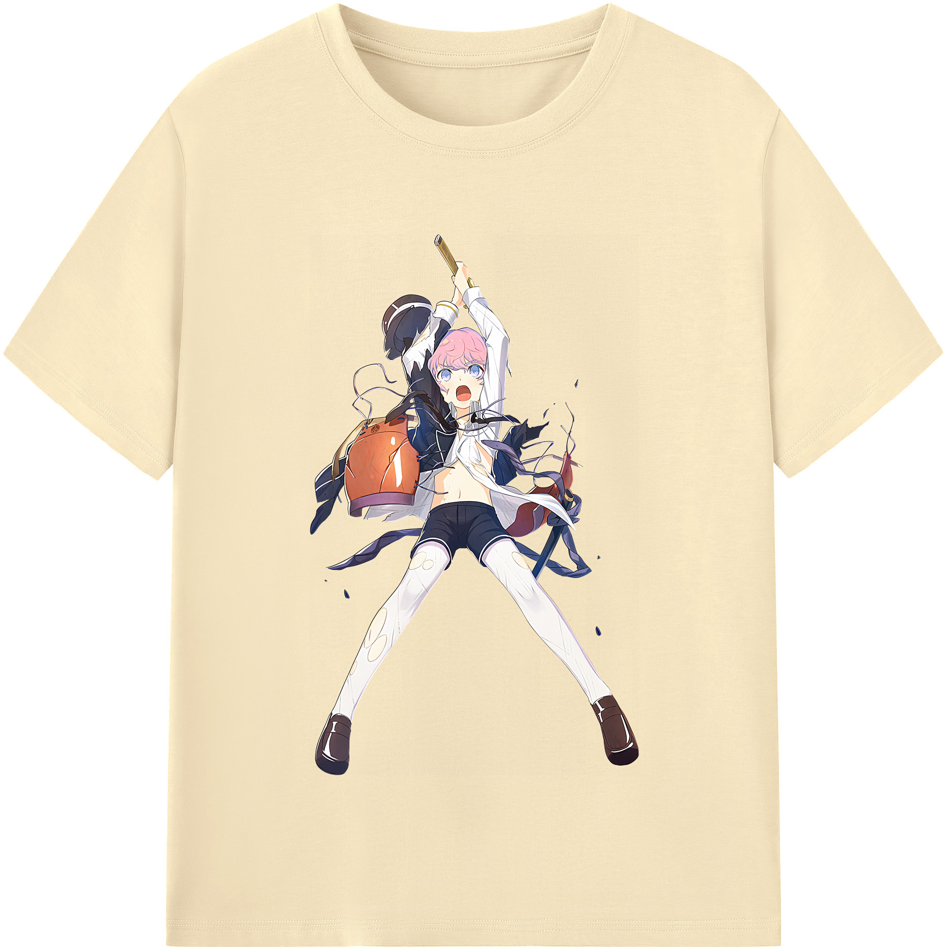 （画像用） 刀剣乱舞 Touken Ranbu 綿100％半袖Tシャツ（フロントプリント）