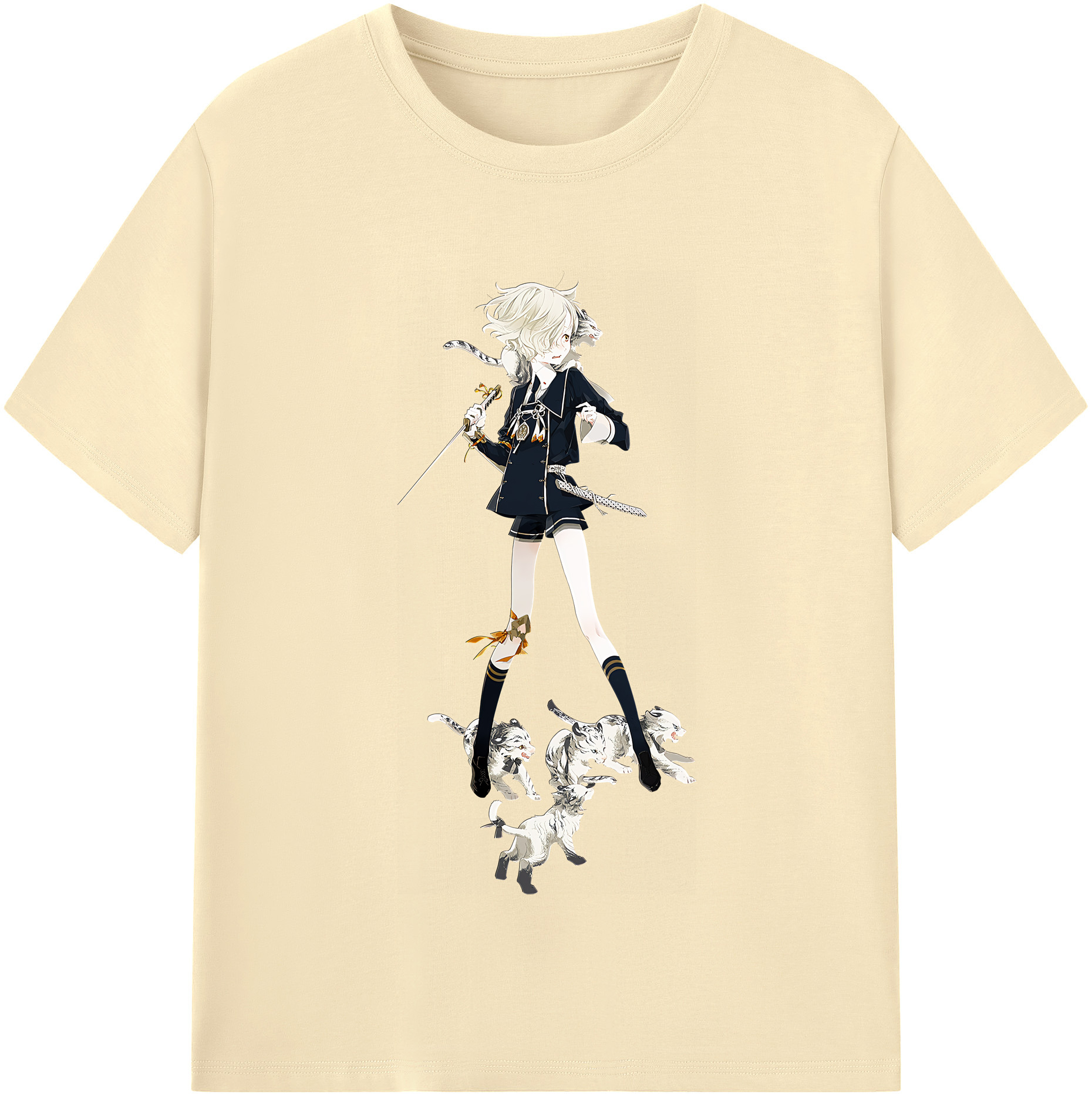 （画像用） 刀剣乱舞 Touken Ranbu 綿100％半袖Tシャツ（フロントプリント）