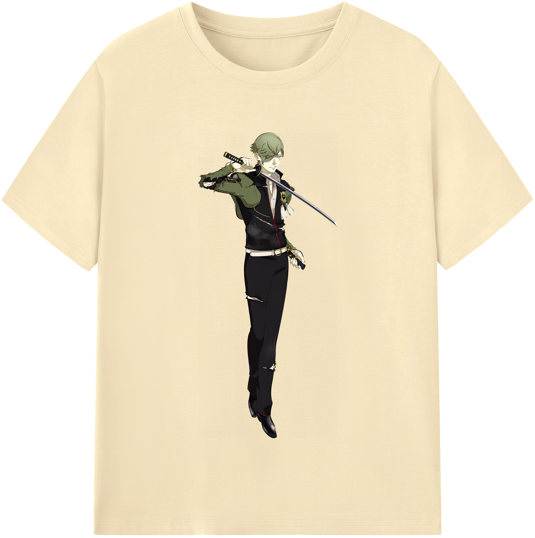 （画像用） 刀剣乱舞 Touken Ranbu 綿100％半袖Tシャツ（フロントプリント）