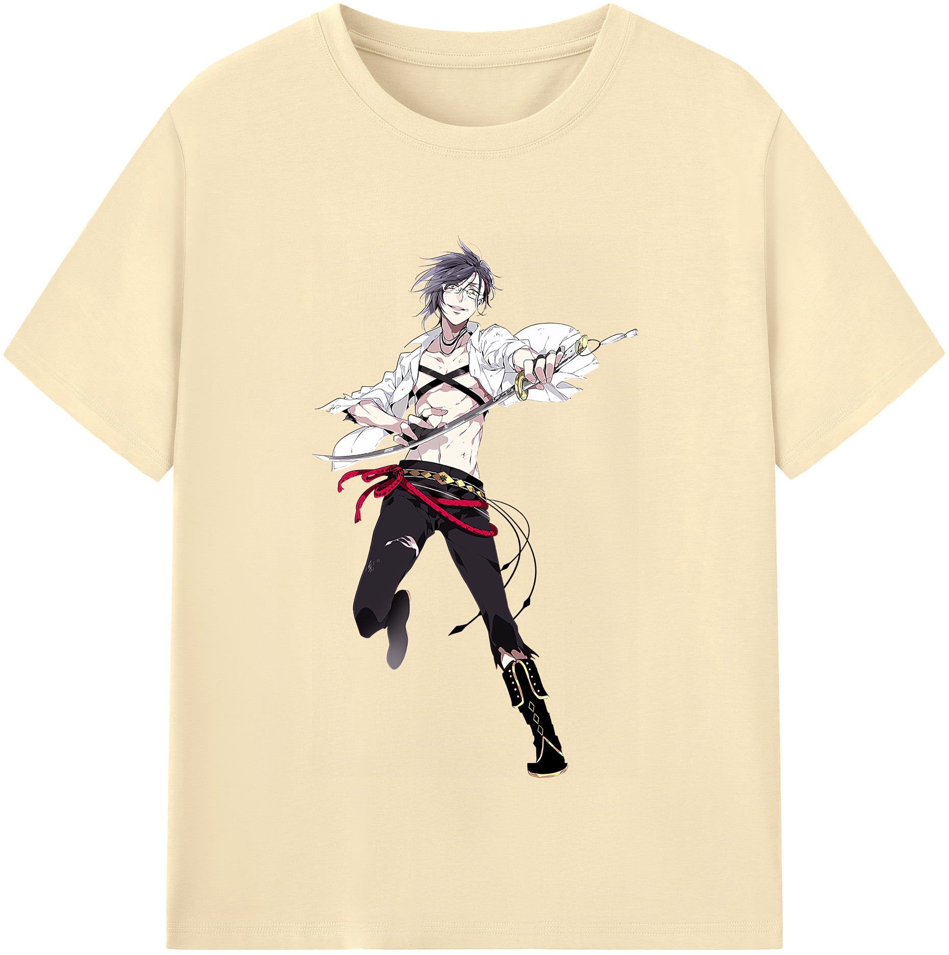 （画像用） 刀剣乱舞 Touken Ranbu 綿100％半袖Tシャツ（フロントプリント）
