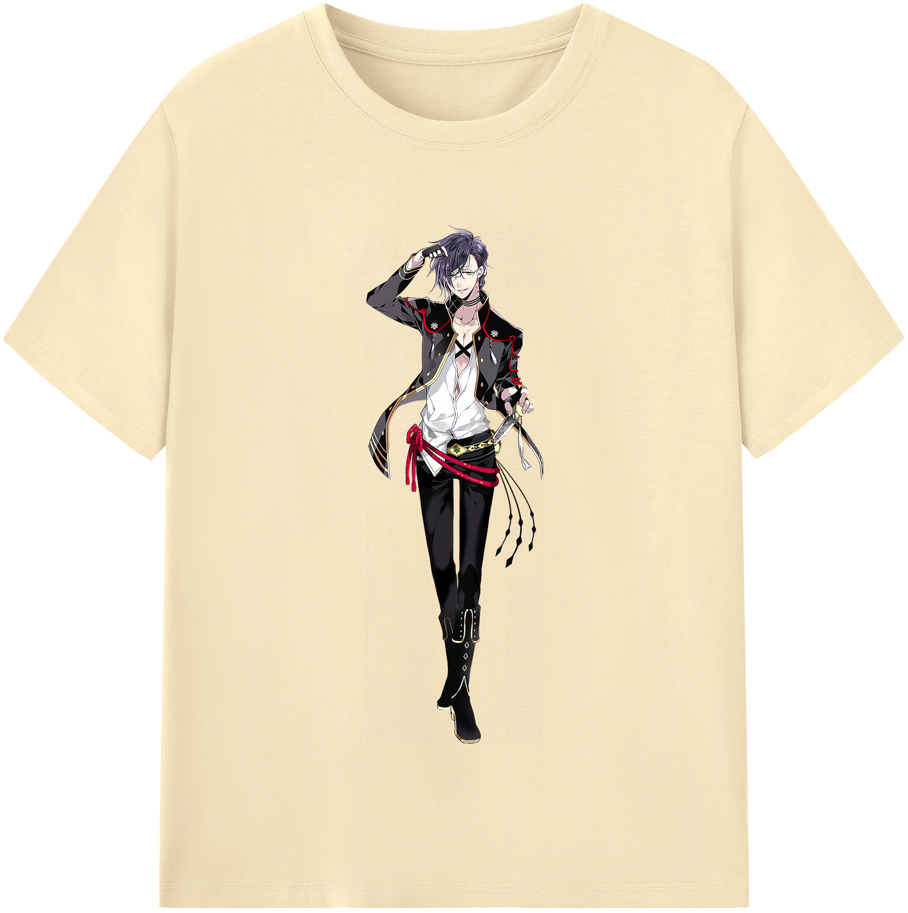 （画像用） 刀剣乱舞 Touken Ranbu 綿100％半袖Tシャツ（フロントプリント）