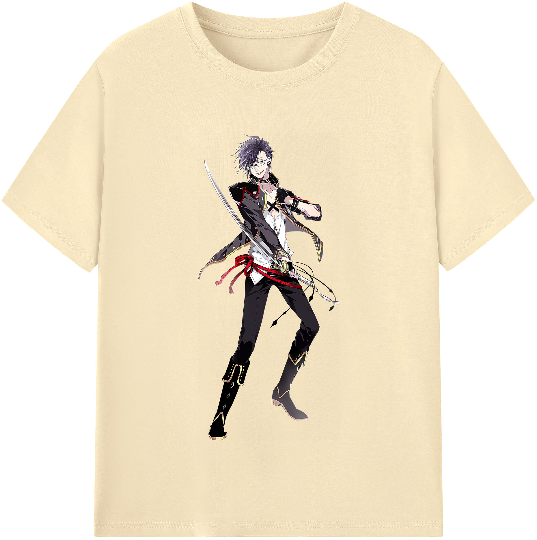 （画像用） 刀剣乱舞 Touken Ranbu 綿100％半袖Tシャツ（フロントプリント）