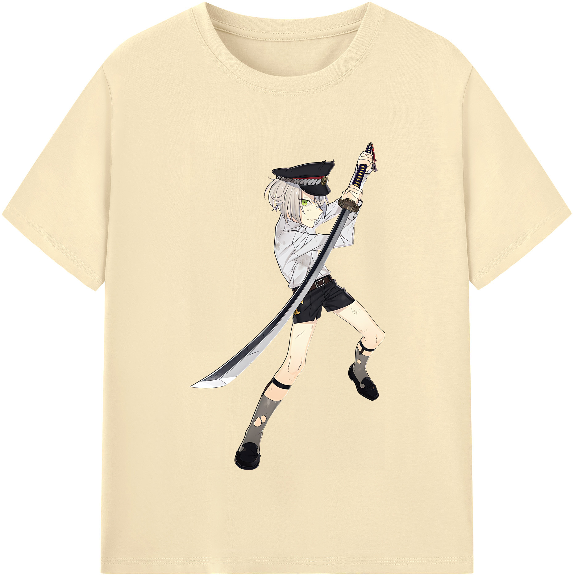 （画像用） 刀剣乱舞 Touken Ranbu 綿100％半袖Tシャツ（フロントプリント）
