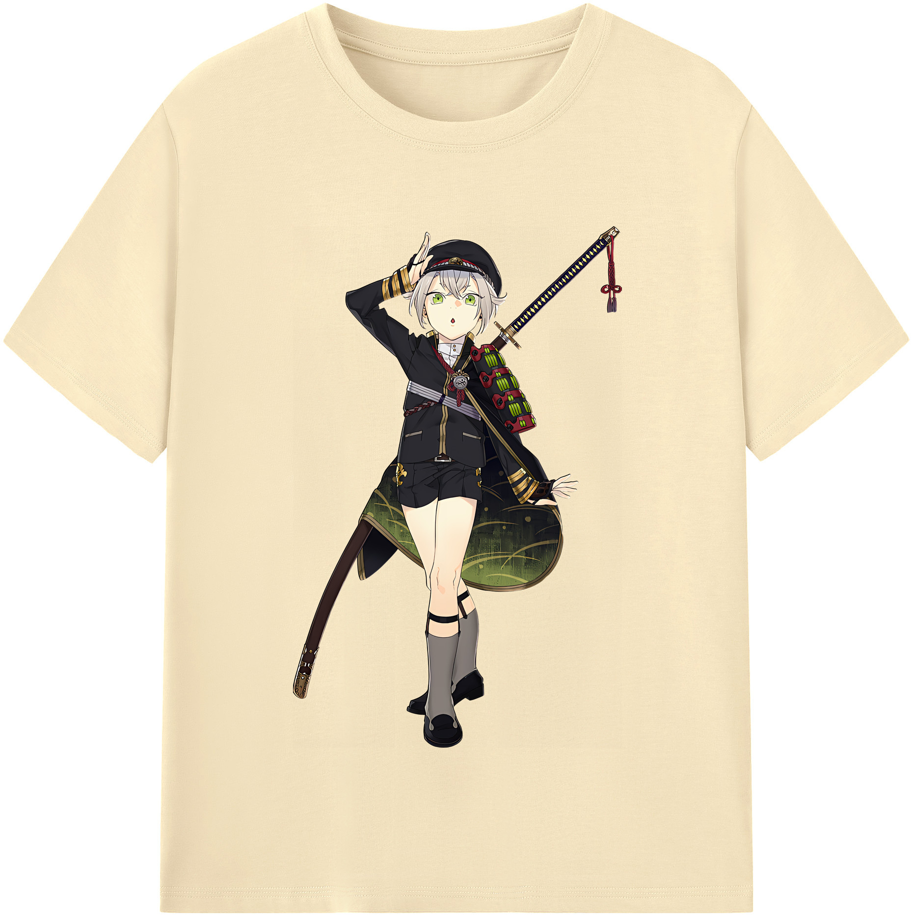 （画像用） 刀剣乱舞 Touken Ranbu 綿100％半袖Tシャツ（フロントプリント）