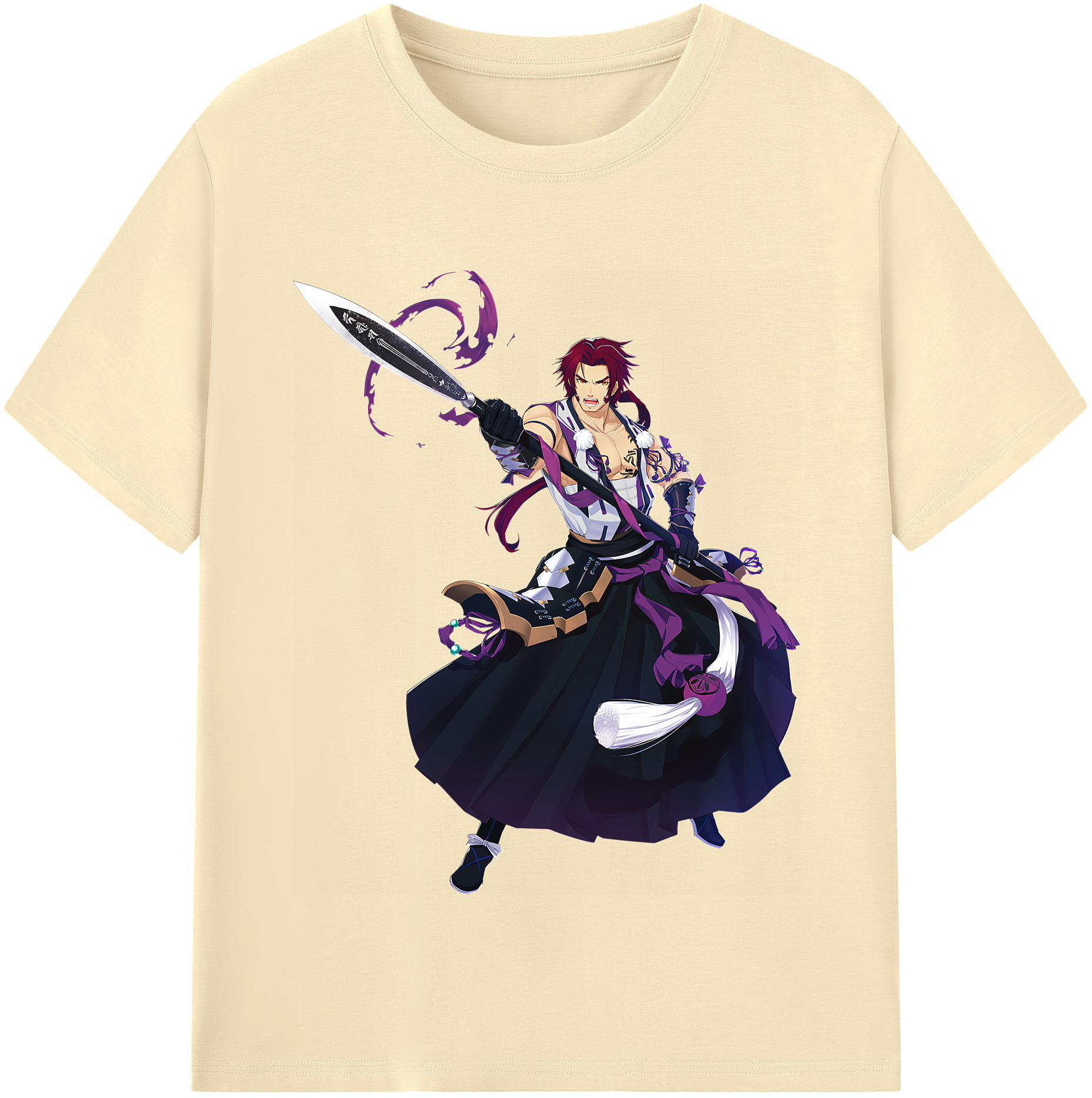 （画像用） 刀剣乱舞 Touken Ranbu 綿100％半袖Tシャツ（フロントプリント）