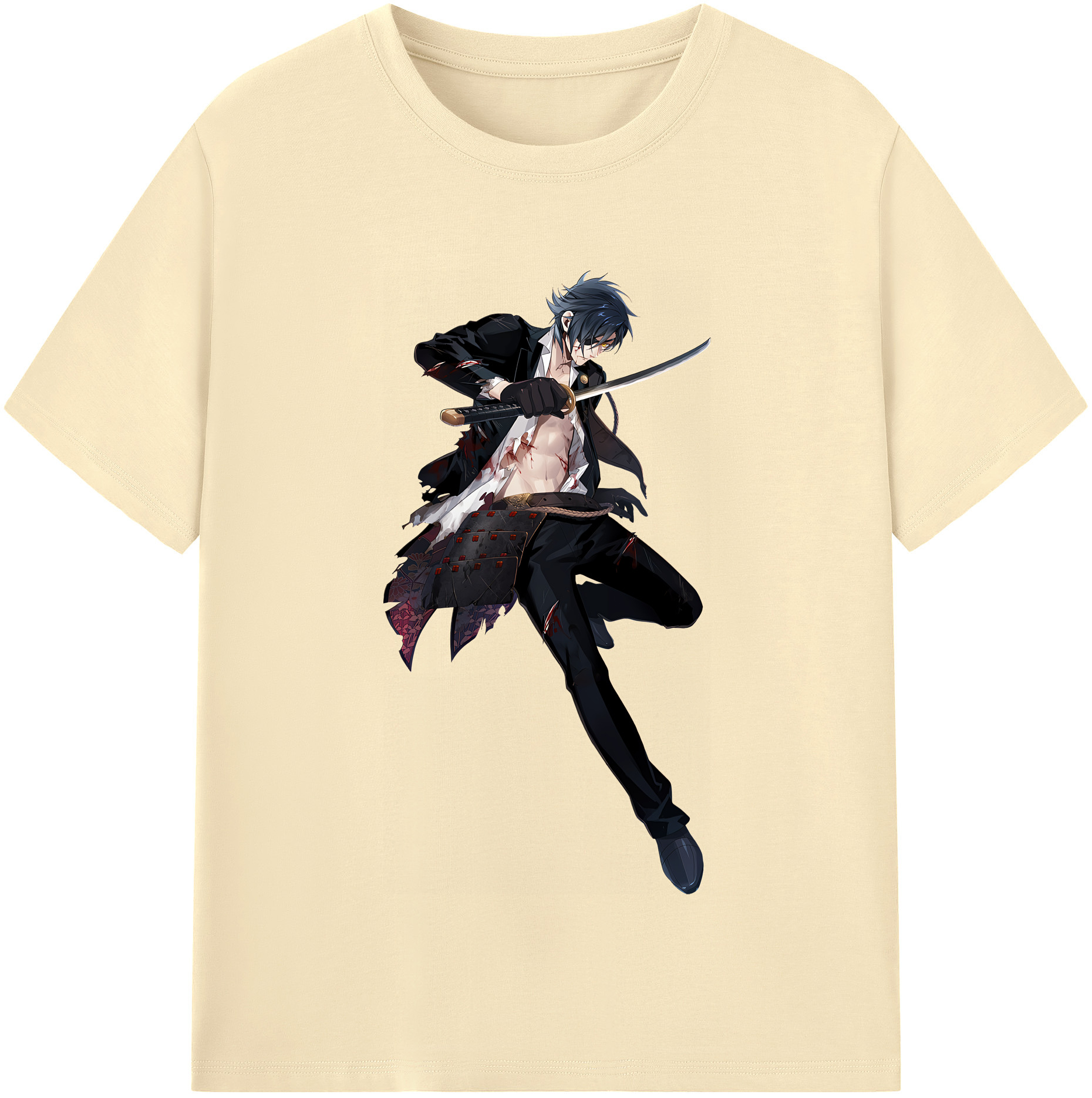 （画像用） 刀剣乱舞 Touken Ranbu 綿100％半袖Tシャツ（フロントプリント）