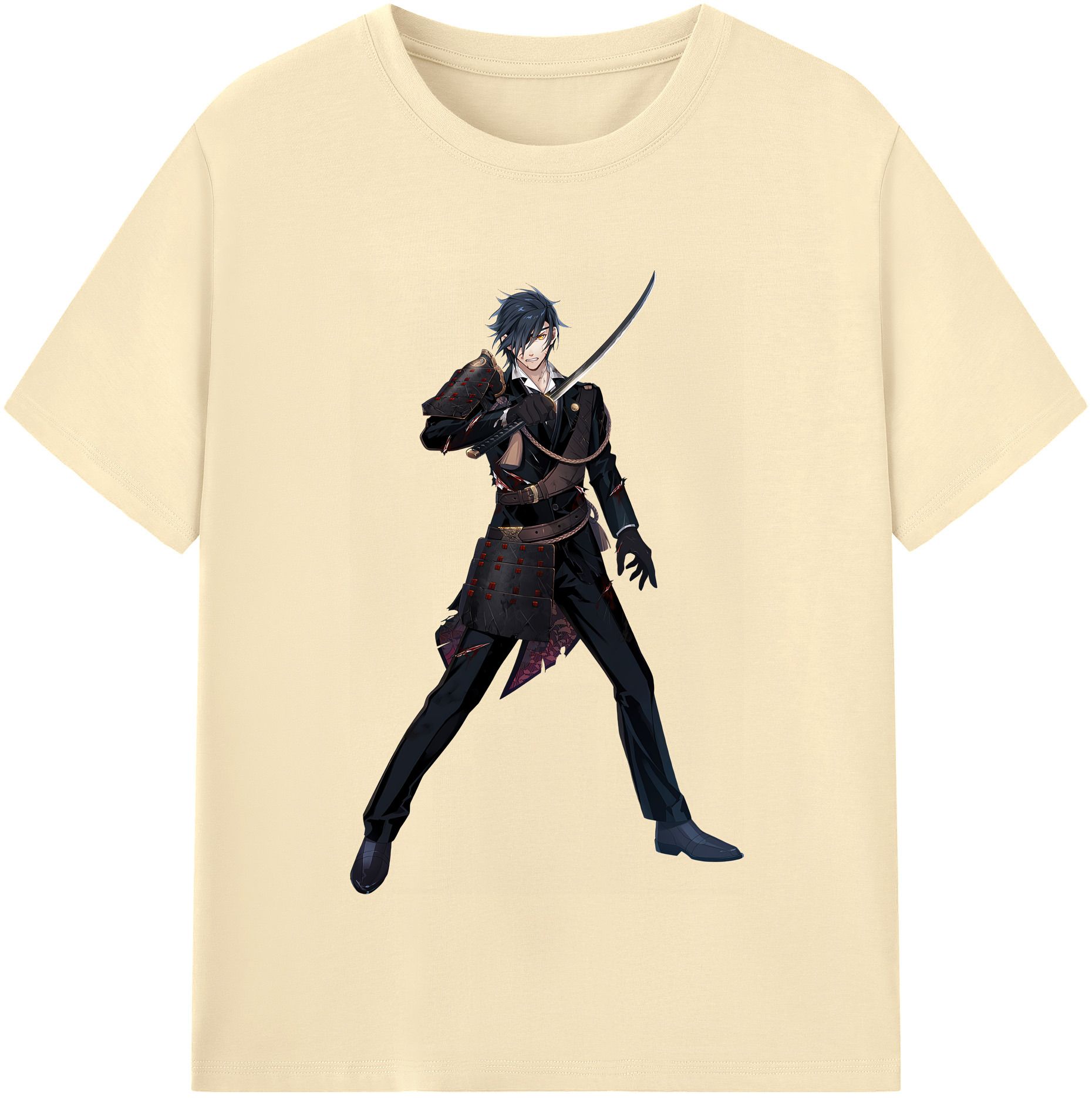 （画像用） 刀剣乱舞 Touken Ranbu 綿100％半袖Tシャツ（フロントプリント）