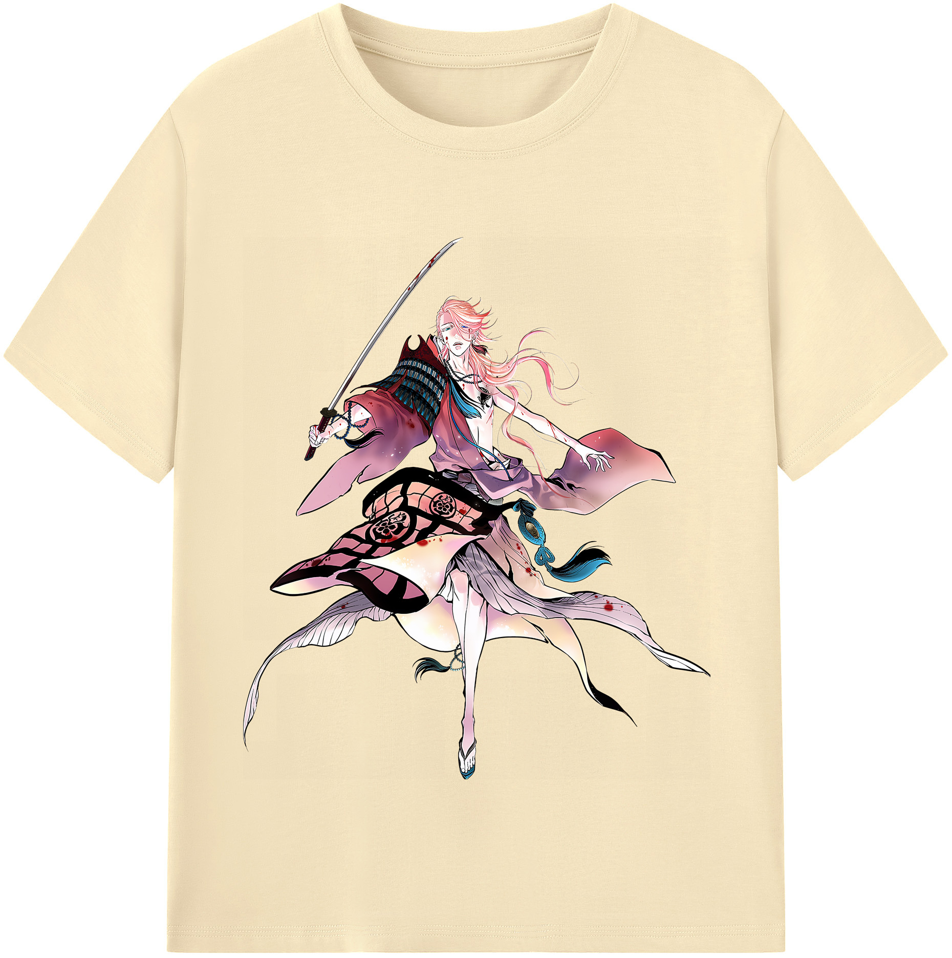 （画像用） 刀剣乱舞 Touken Ranbu 綿100％半袖Tシャツ（フロントプリント）