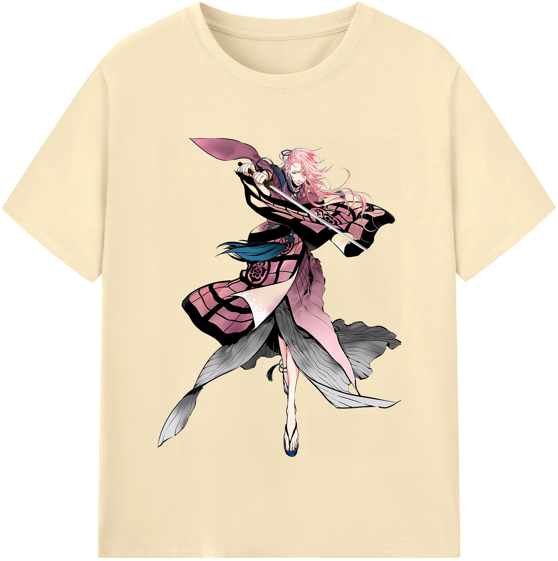 （画像用） 刀剣乱舞 Touken Ranbu 綿100％半袖Tシャツ（フロントプリント）