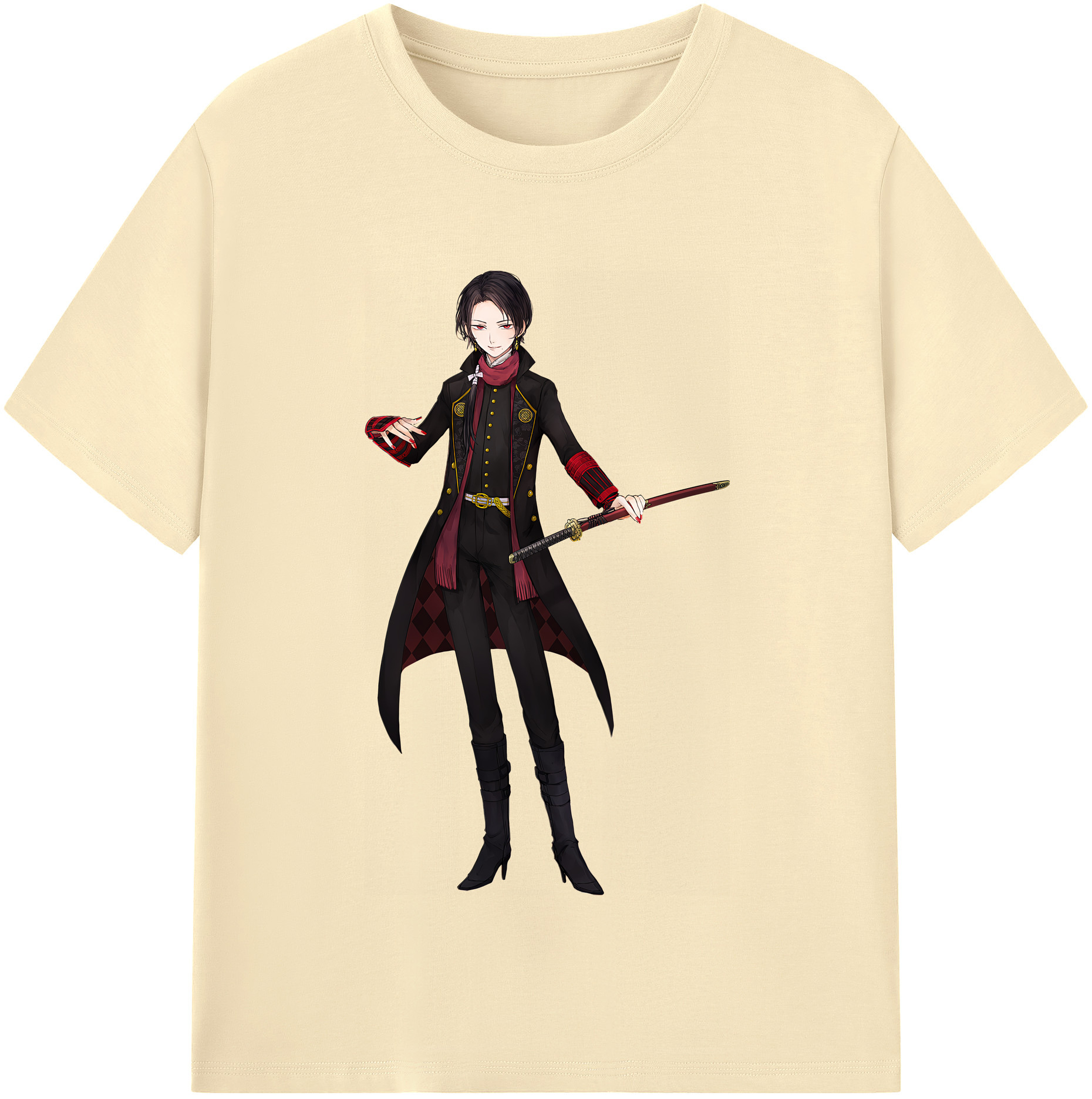 （画像用） 刀剣乱舞 Touken Ranbu 綿100％半袖Tシャツ（フロントプリント）