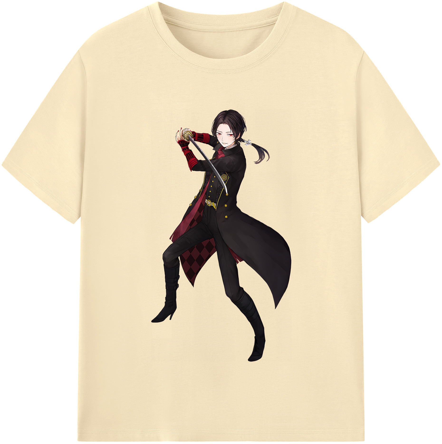 （画像用） 刀剣乱舞 Touken Ranbu 綿100％半袖Tシャツ（フロントプリント）