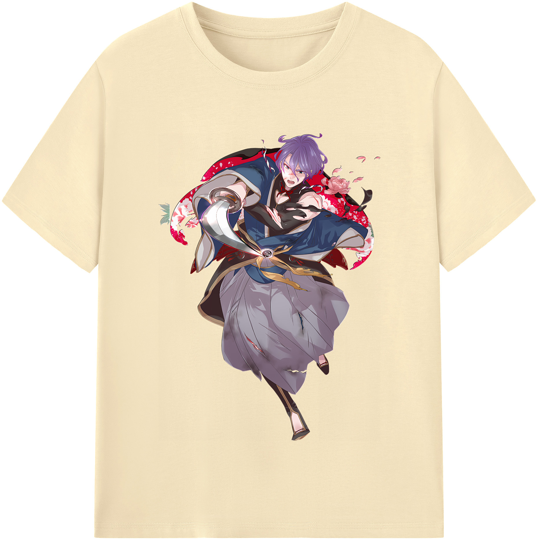 （画像用） 刀剣乱舞 Touken Ranbu 綿100％半袖Tシャツ（フロントプリント）