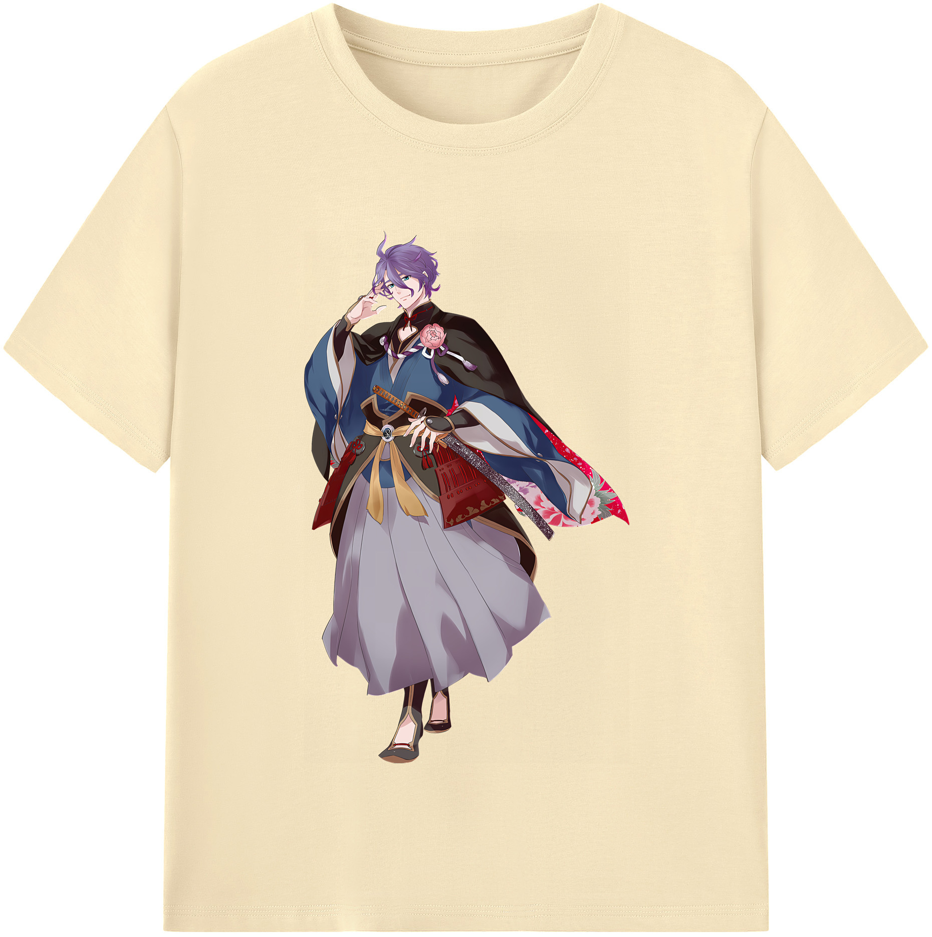 （画像用） 刀剣乱舞 Touken Ranbu 綿100％半袖Tシャツ（フロントプリント）